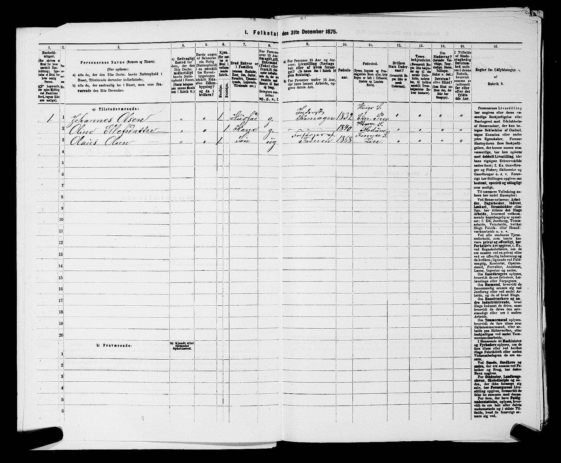 SAKO, 1875 census for 0624P Eiker, 1875, p. 2962