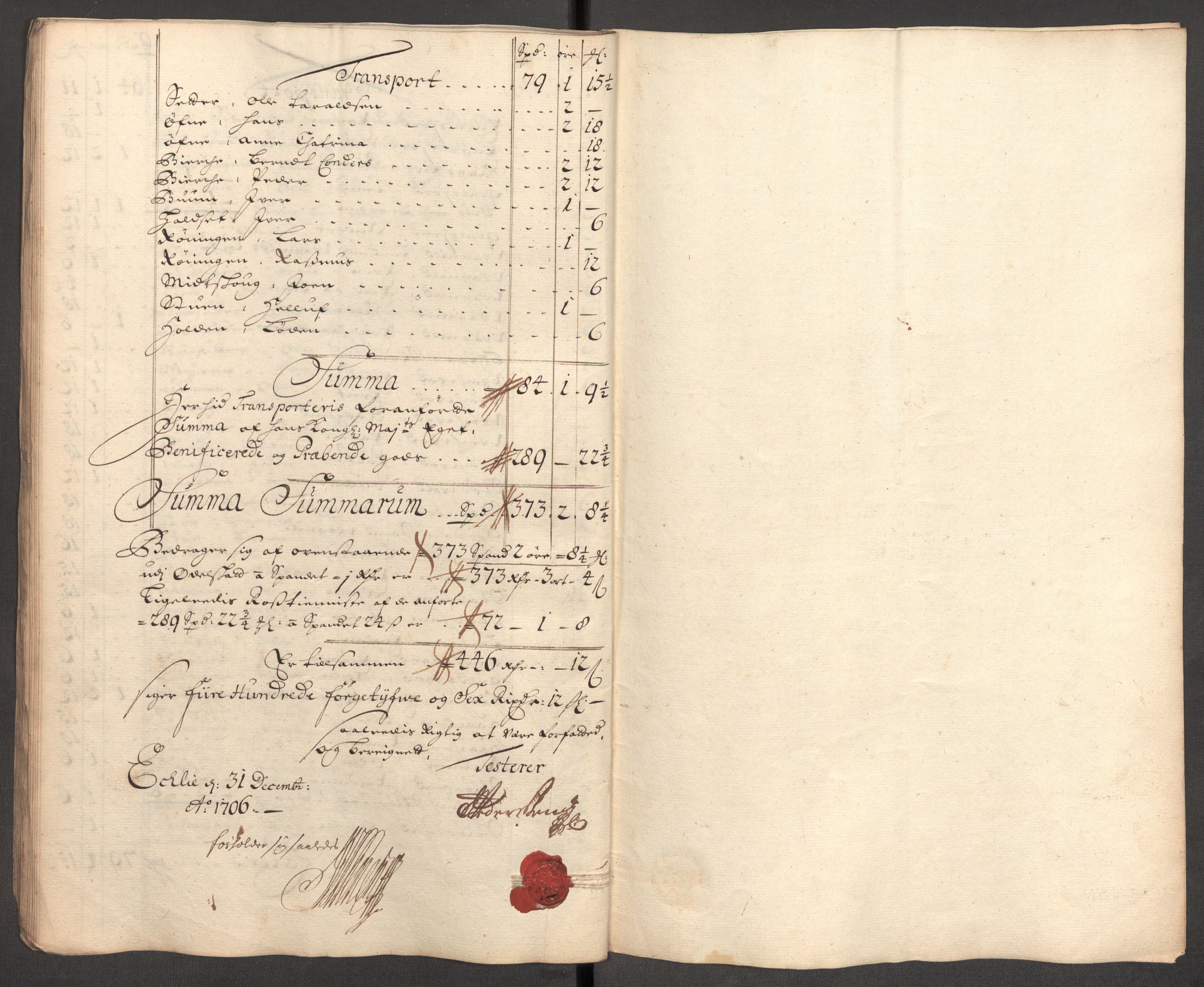 Rentekammeret inntil 1814, Reviderte regnskaper, Fogderegnskap, AV/RA-EA-4092/R60/L3956: Fogderegnskap Orkdal og Gauldal, 1706, p. 198