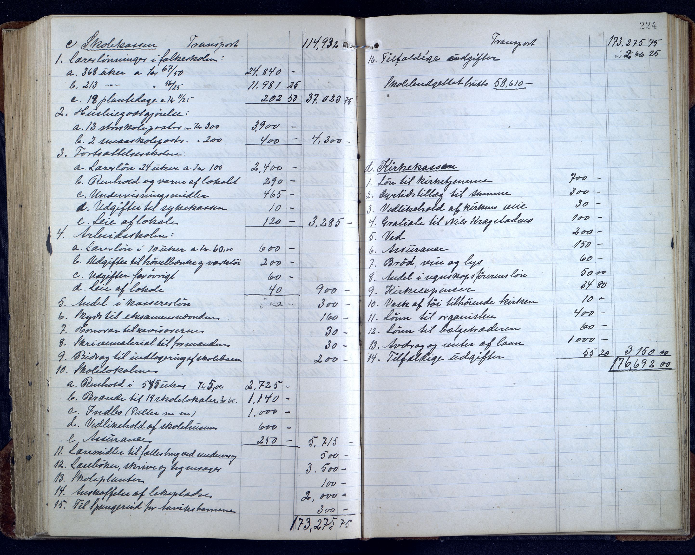 Sør-Audnedal kommune - Formannskapet/Kommunestyret, ARKSOR/1029SØ120/A/L0005: Møtebok, 1916-1925, p. 223b-224a