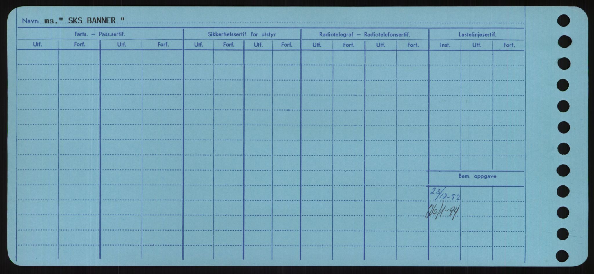 Sjøfartsdirektoratet med forløpere, Skipsmålingen, AV/RA-S-1627/H/Hd/L0034: Fartøy, Sk-Slå, p. 2