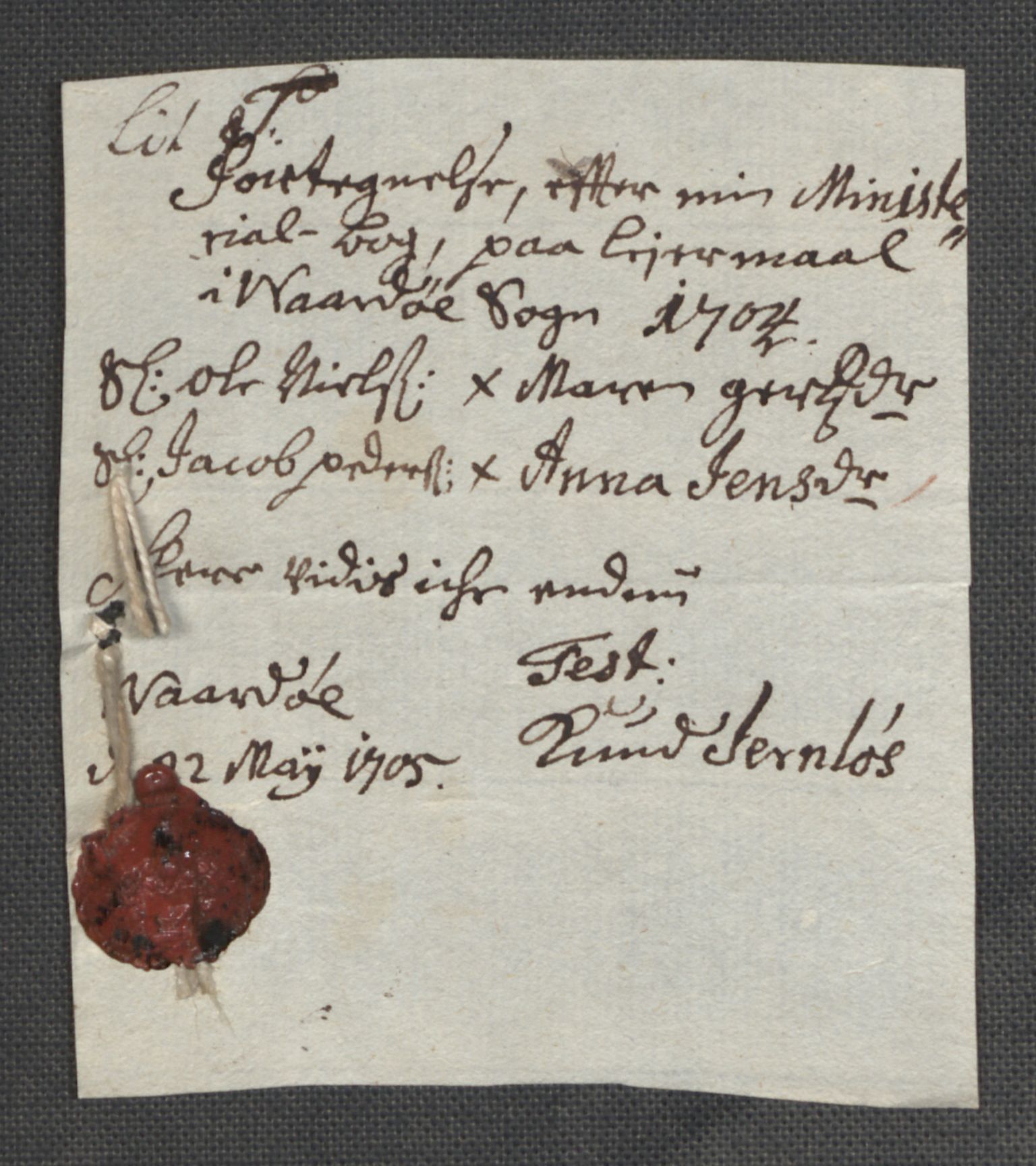 Rentekammeret inntil 1814, Reviderte regnskaper, Fogderegnskap, AV/RA-EA-4092/R69/L4853: Fogderegnskap Finnmark/Vardøhus, 1705-1706, p. 85