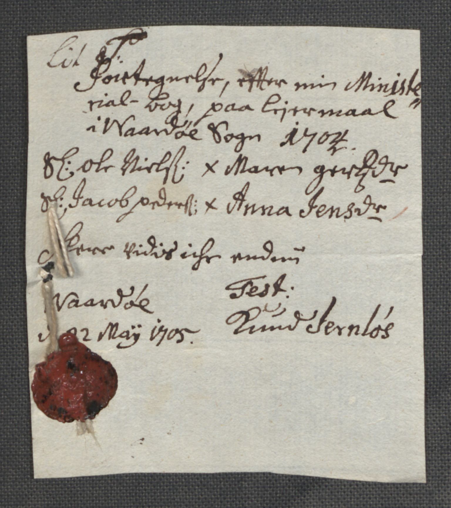 Rentekammeret inntil 1814, Reviderte regnskaper, Fogderegnskap, RA/EA-4092/R69/L4853: Fogderegnskap Finnmark/Vardøhus, 1705-1706, p. 85