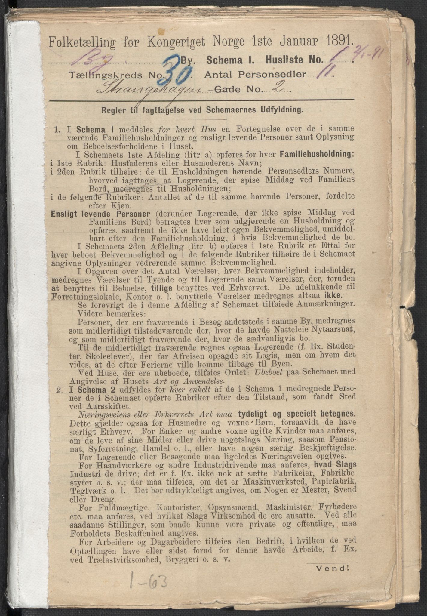 RA, 1891 Census for 1301 Bergen, 1891, p. 4695