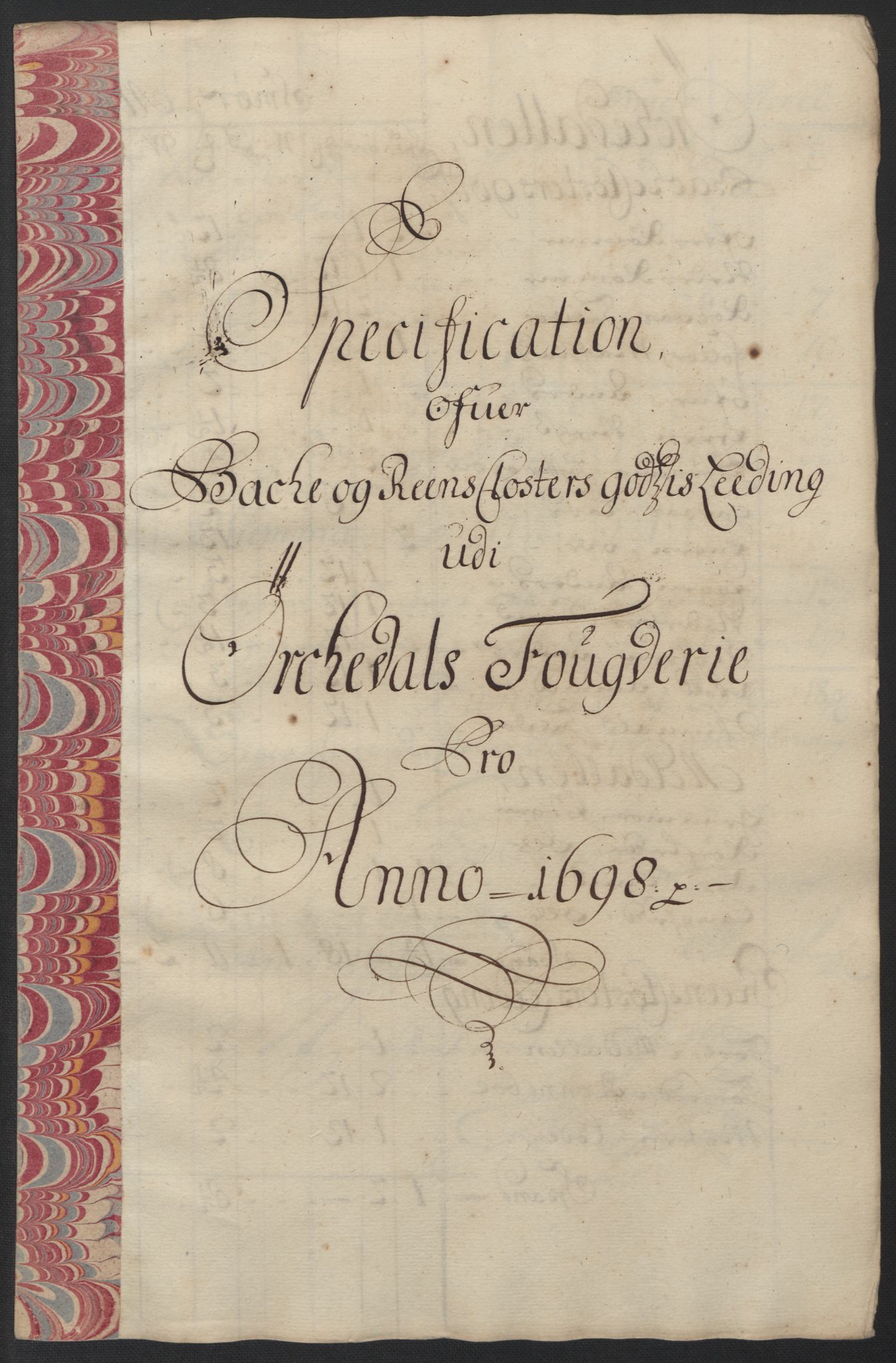 Rentekammeret inntil 1814, Reviderte regnskaper, Fogderegnskap, AV/RA-EA-4092/R60/L3948: Fogderegnskap Orkdal og Gauldal, 1698, p. 216