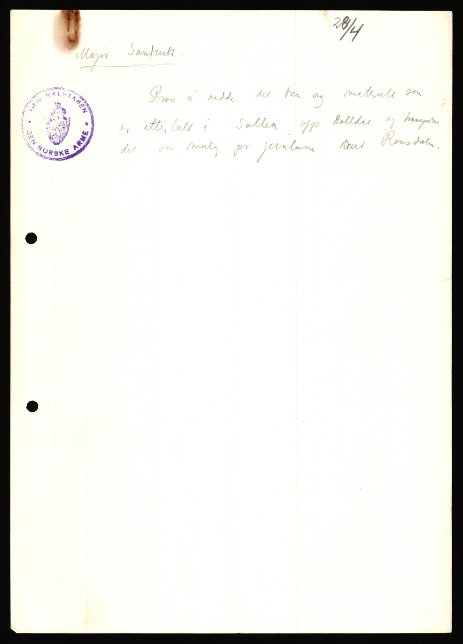 Forsvaret, Forsvarets krigshistoriske avdeling, AV/RA-RAFA-2017/Y/Ya/L0031: II-C-11-51 - Hærens overkommando, 1940, p. 416