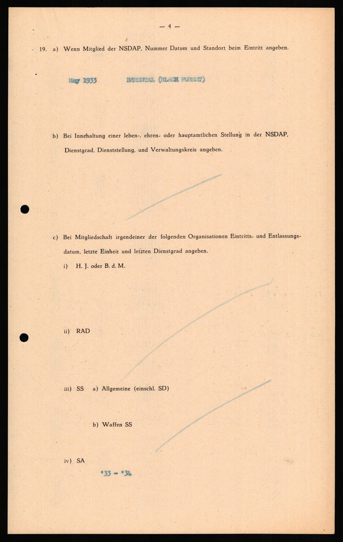 Forsvaret, Forsvarets overkommando II, AV/RA-RAFA-3915/D/Db/L0016: CI Questionaires. Tyske okkupasjonsstyrker i Norge. Tyskere., 1945-1946, p. 695