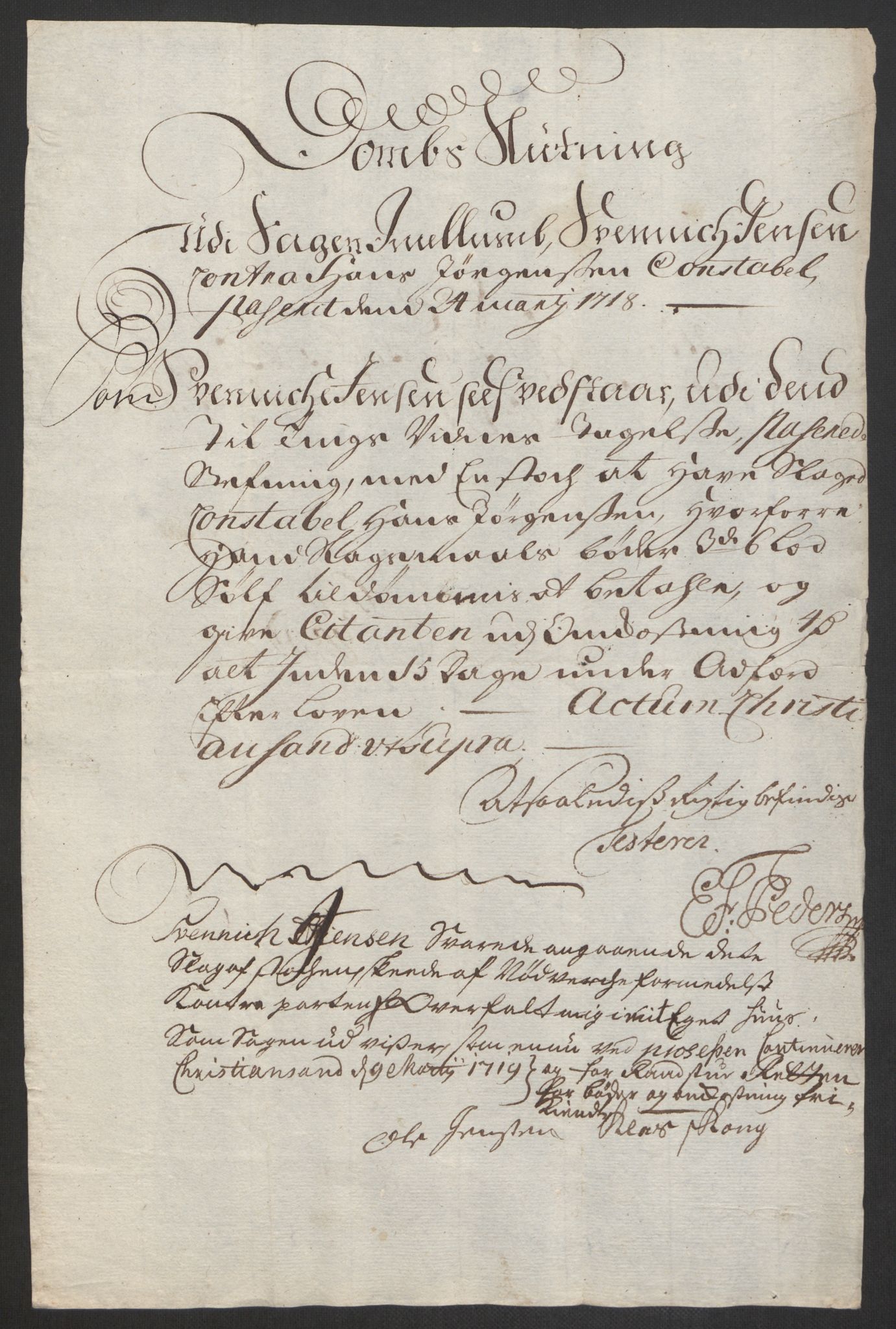 Rentekammeret inntil 1814, Reviderte regnskaper, Byregnskaper, RA/EA-4066/R/Rm/L0285: [M18] Sikt og sakefall, 1681-1718, p. 593