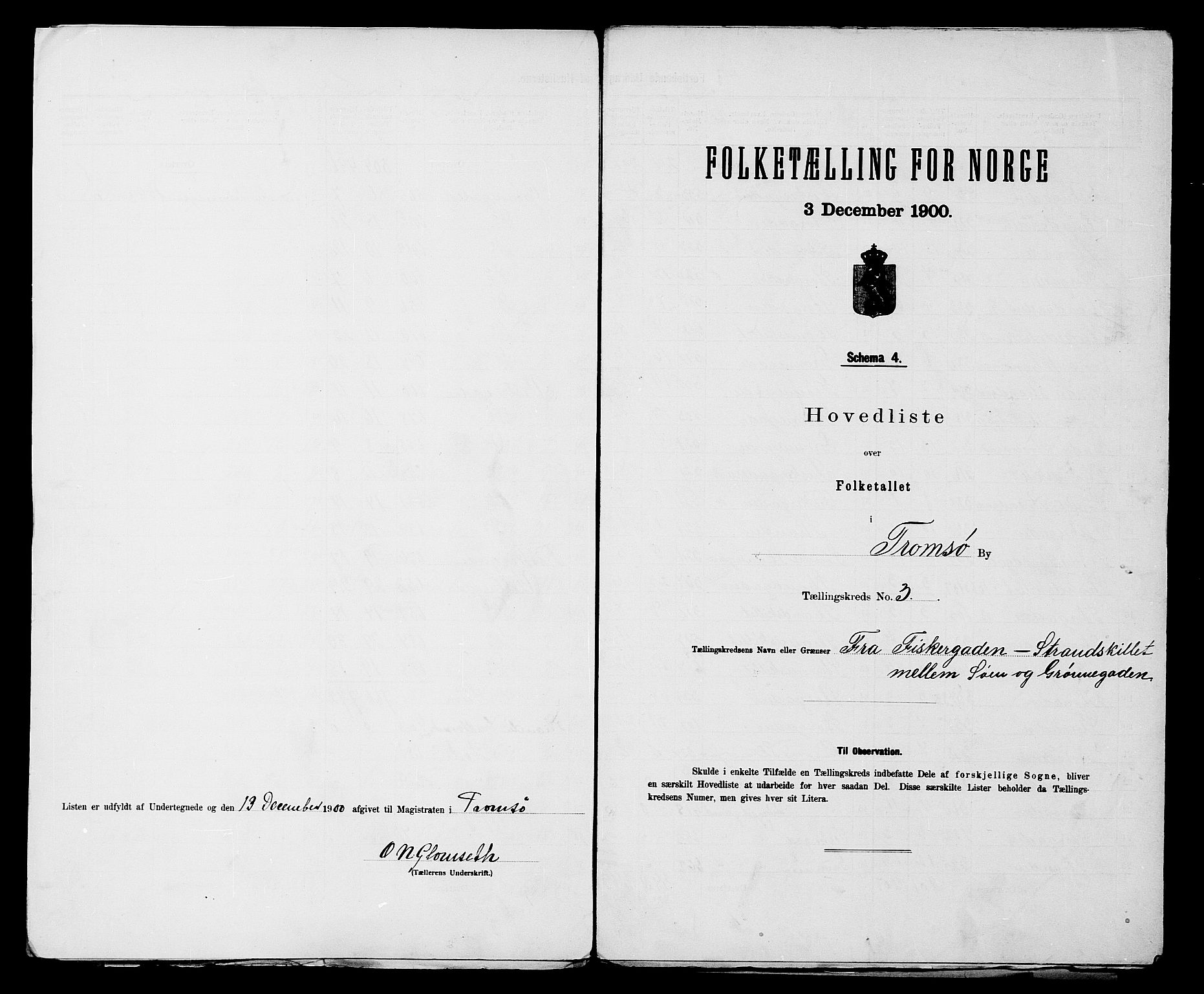 SATØ, 1900 census for Tromsø, 1900, p. 8