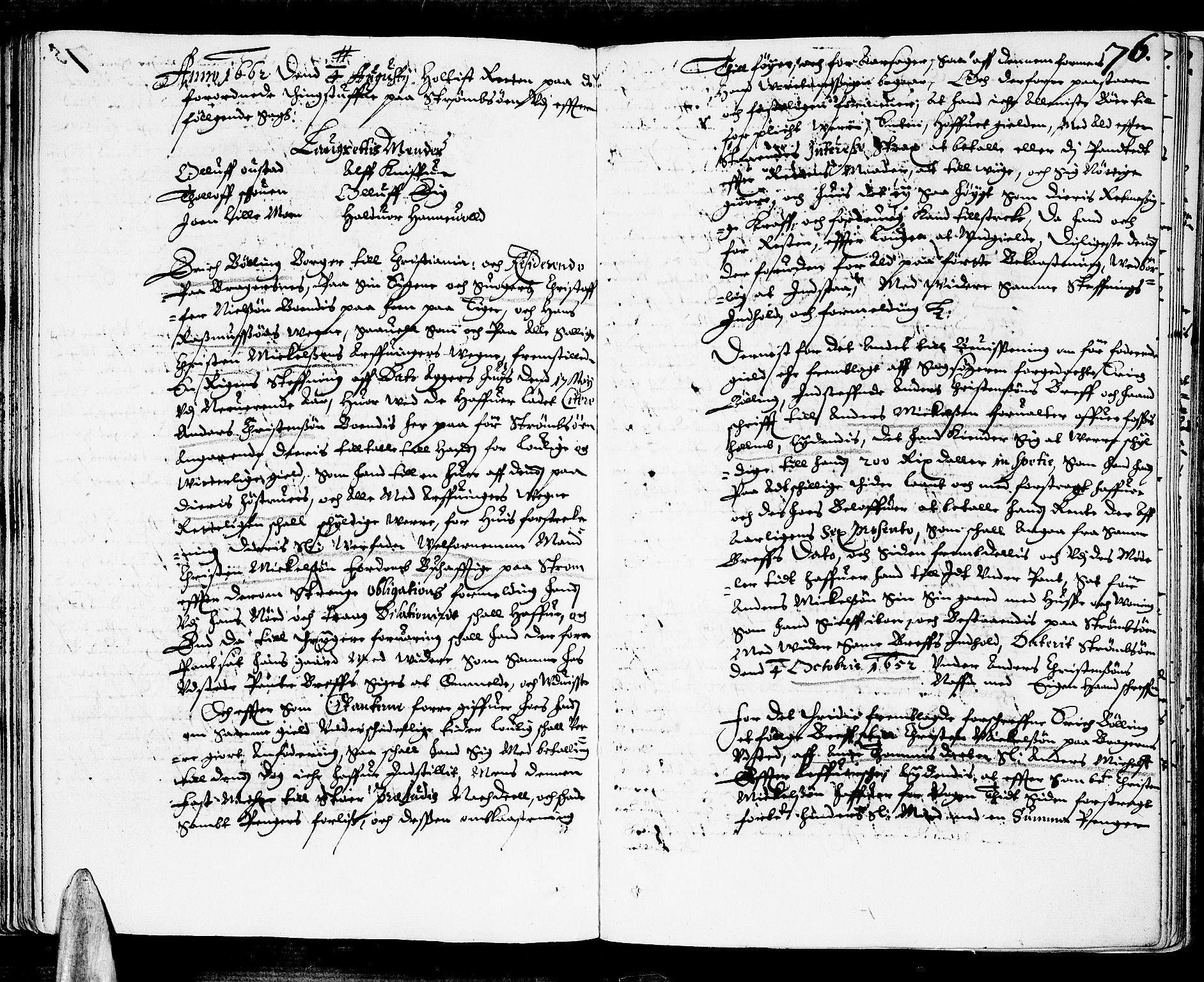 Lier, Røyken og Hurum sorenskriveri, AV/SAKO-A-89/F/Fa/L0004: Tingbok, 1662, p. 76