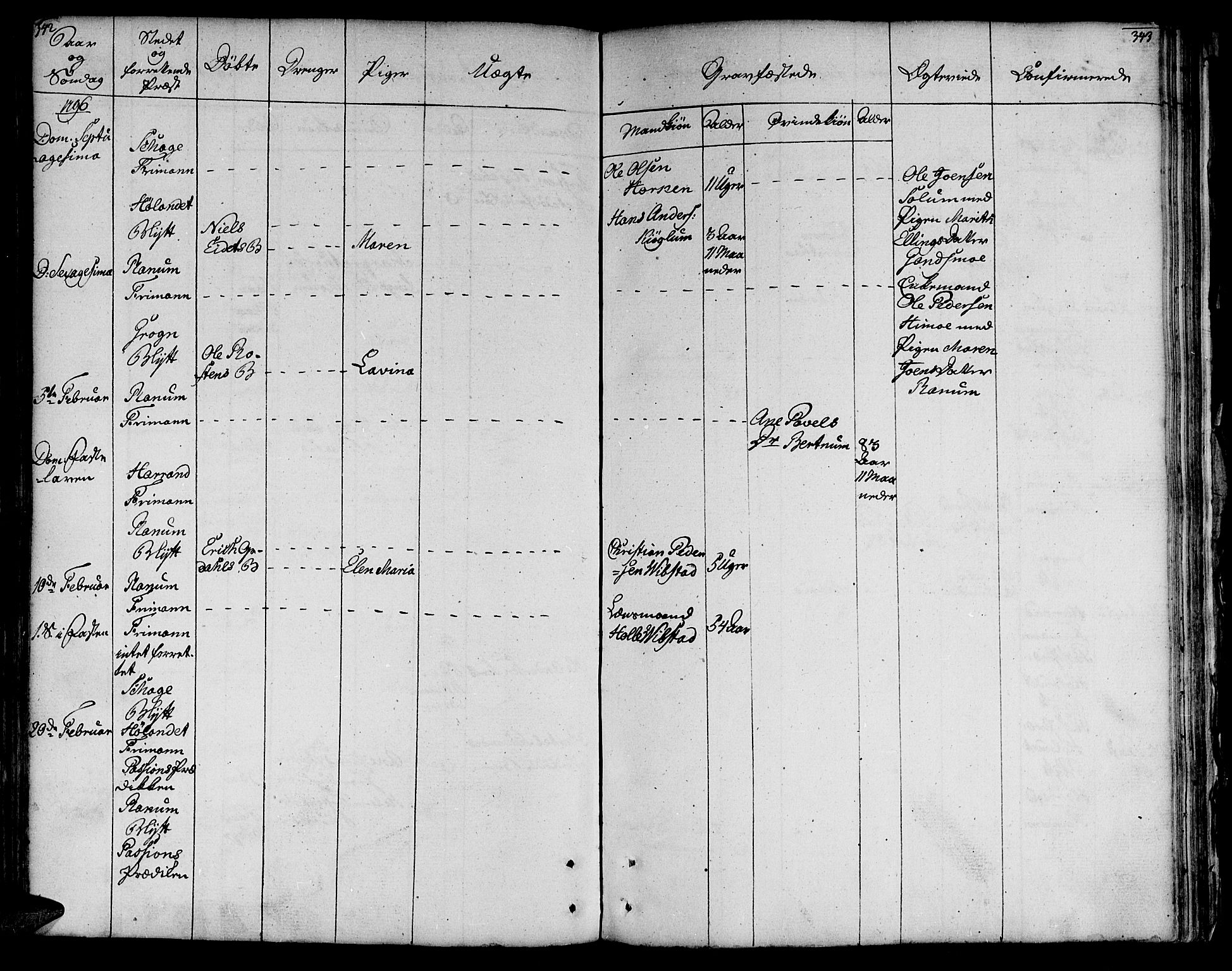 Ministerialprotokoller, klokkerbøker og fødselsregistre - Nord-Trøndelag, AV/SAT-A-1458/764/L0544: Parish register (official) no. 764A04, 1780-1798, p. 342-343