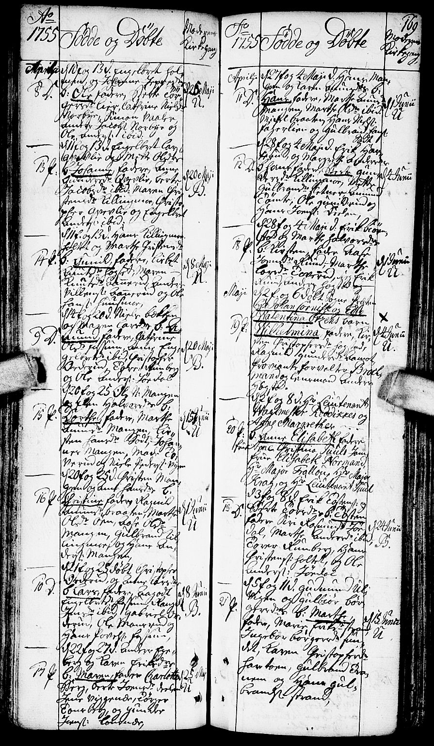 Aurskog prestekontor Kirkebøker, AV/SAO-A-10304a/F/Fa/L0002: Parish register (official) no. I 2, 1735-1766, p. 169