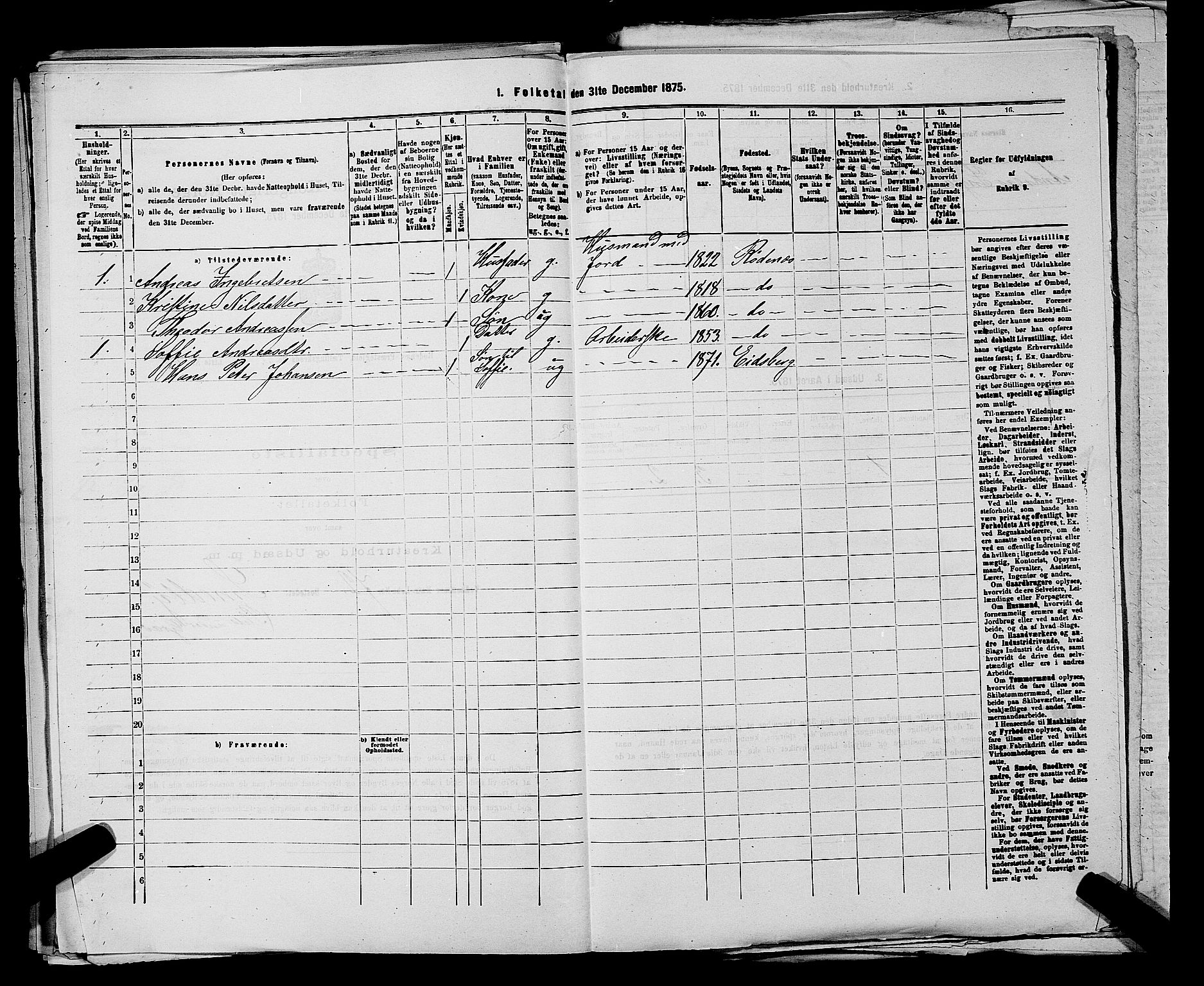 RA, 1875 census for 0120P Rødenes, 1875, p. 490