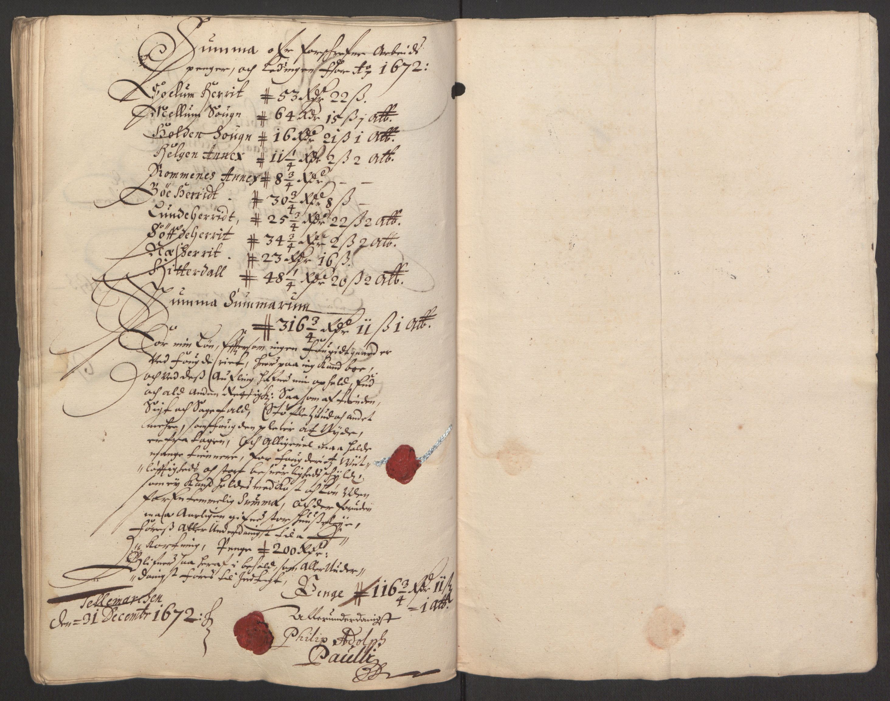 Rentekammeret inntil 1814, Reviderte regnskaper, Fogderegnskap, RA/EA-4092/R35/L2060: Fogderegnskap Øvre og Nedre Telemark, 1671-1672, p. 314