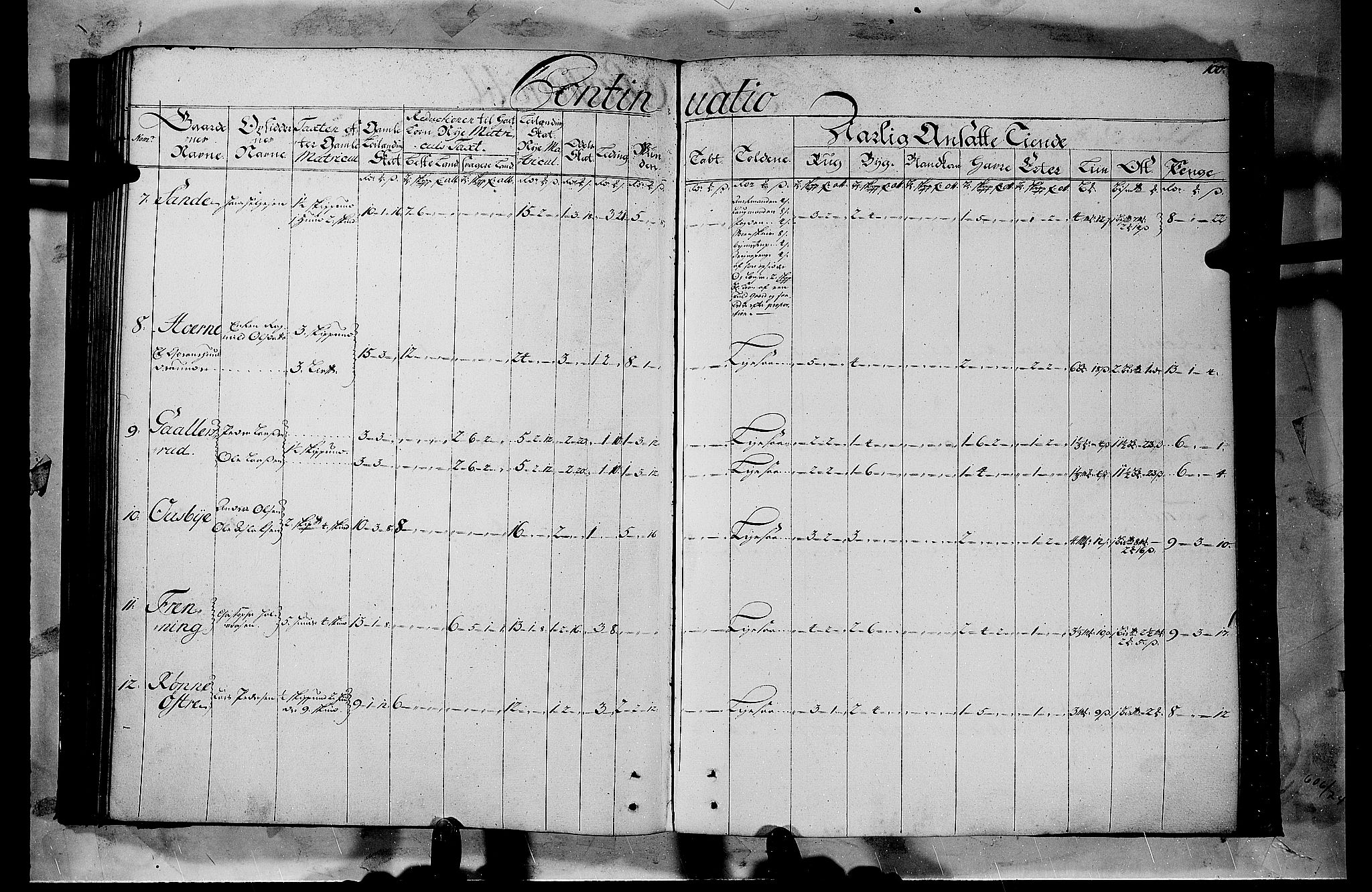 Rentekammeret inntil 1814, Realistisk ordnet avdeling, RA/EA-4070/N/Nb/Nbf/L0103b: Hedmark matrikkelprotokoll, 1723, p. 100b-101a