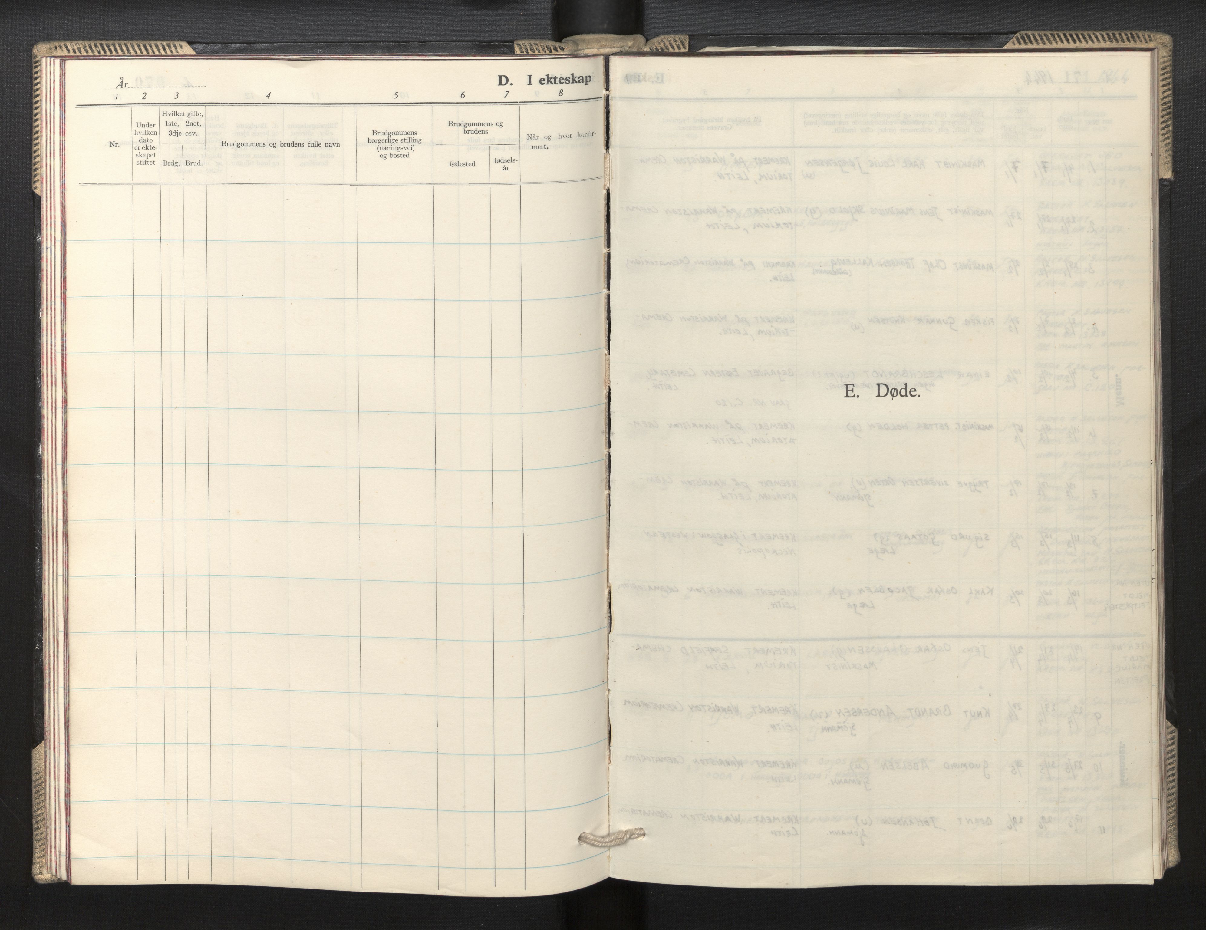 Den norske sjømannsmisjon i utlandet/Skotske havner (Leith, Glasgow), AV/SAB-SAB/PA-0100/H/Ha/Haa/L0005: Parish register (official) no. A 5, 1944-1965