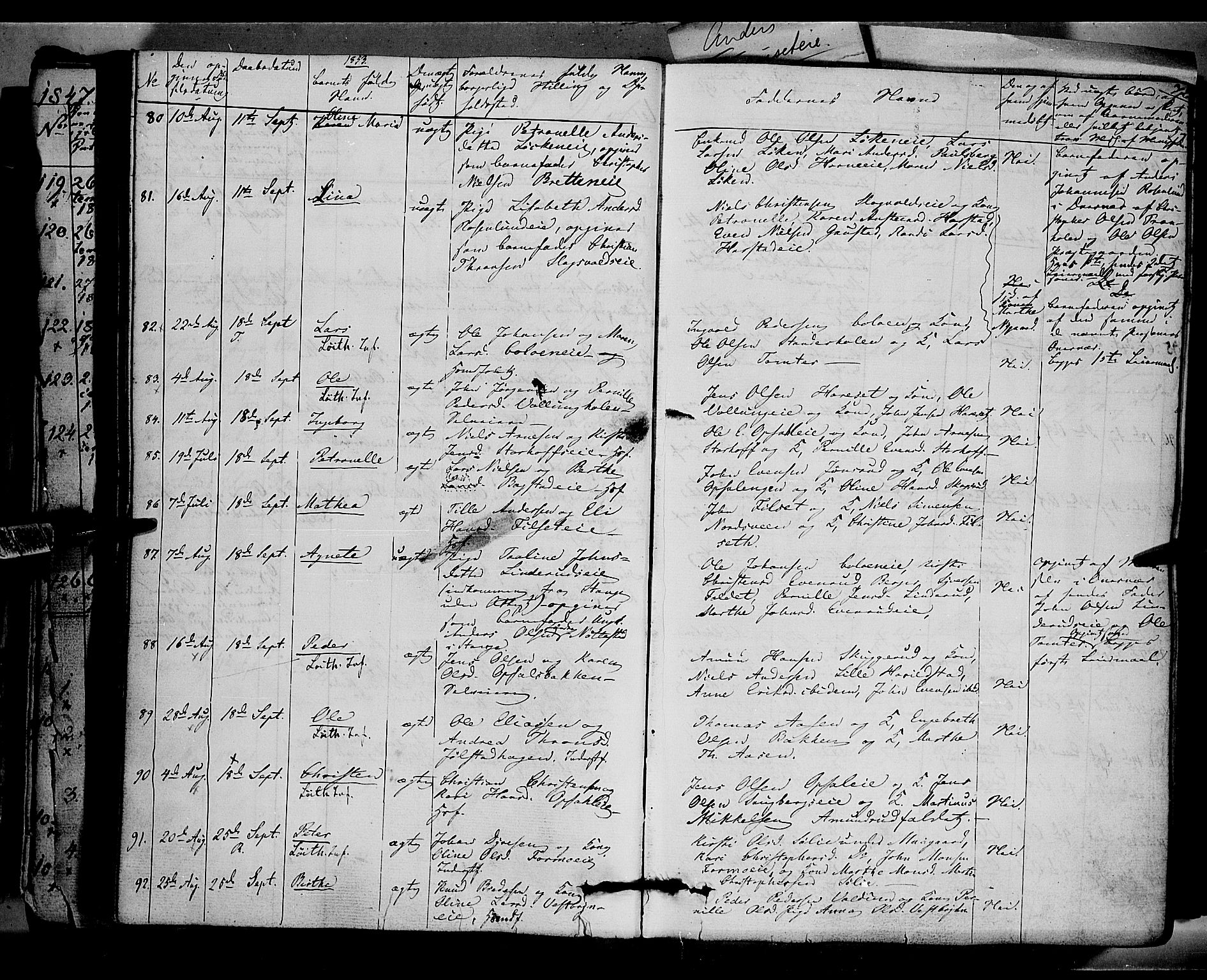 Romedal prestekontor, AV/SAH-PREST-004/K/L0004: Parish register (official) no. 4, 1847-1861, p. 72