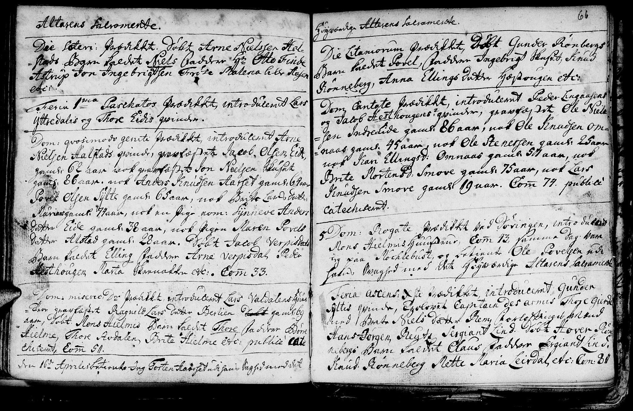Ministerialprotokoller, klokkerbøker og fødselsregistre - Møre og Romsdal, SAT/A-1454/519/L0240: Parish register (official) no. 519A01 /1, 1736-1760, p. 66