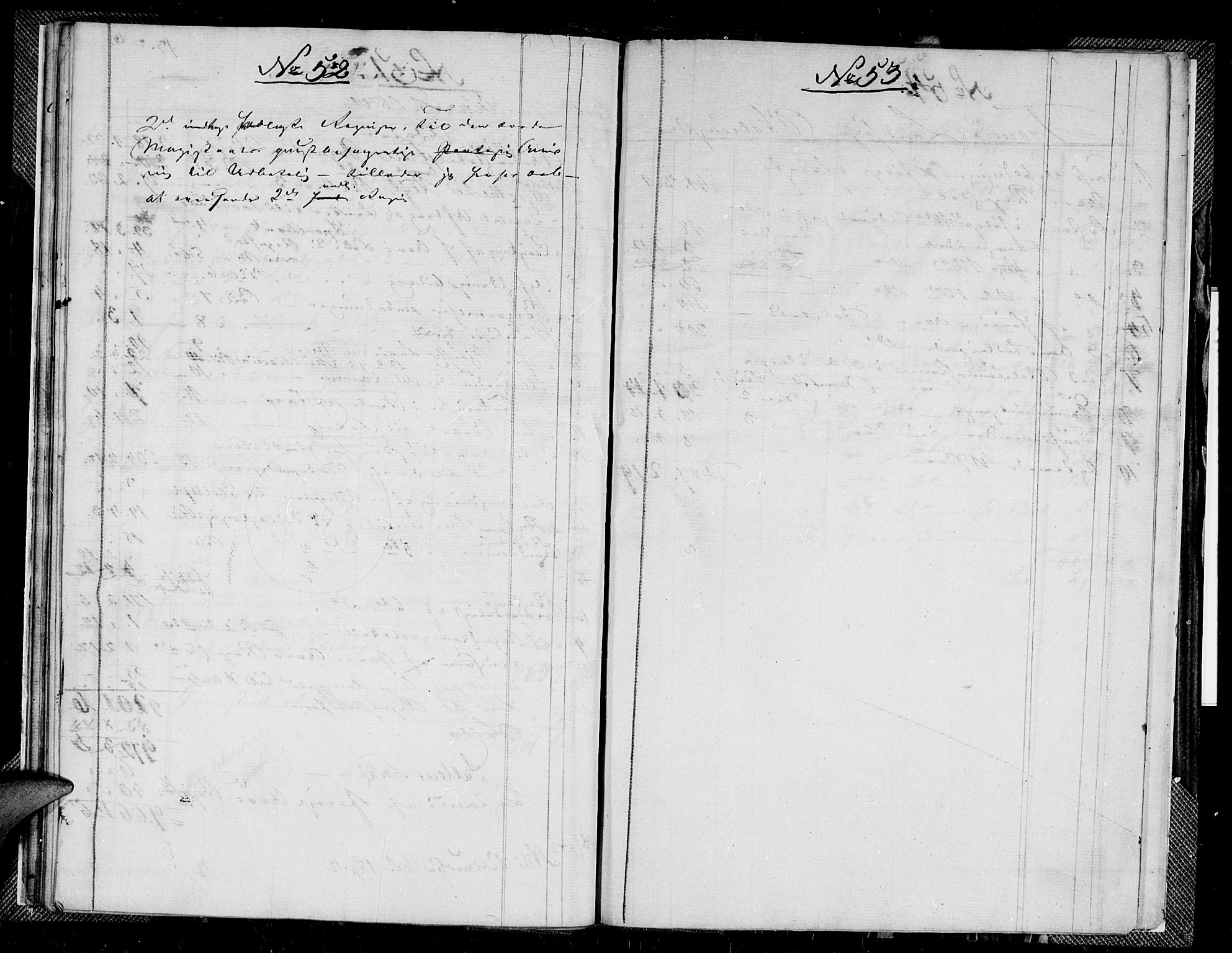 Tromsø sokneprestkontor/stiftsprosti/domprosti, SATØ/S-1343/G/Gb/L0002klokker: Parish register (copy) no. 2, 1832-1833, p. 52-53