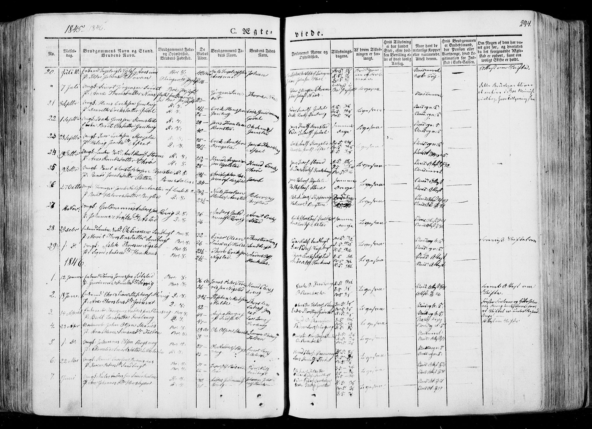 Ministerialprotokoller, klokkerbøker og fødselsregistre - Møre og Romsdal, SAT/A-1454/568/L0803: Parish register (official) no. 568A10, 1830-1853, p. 294