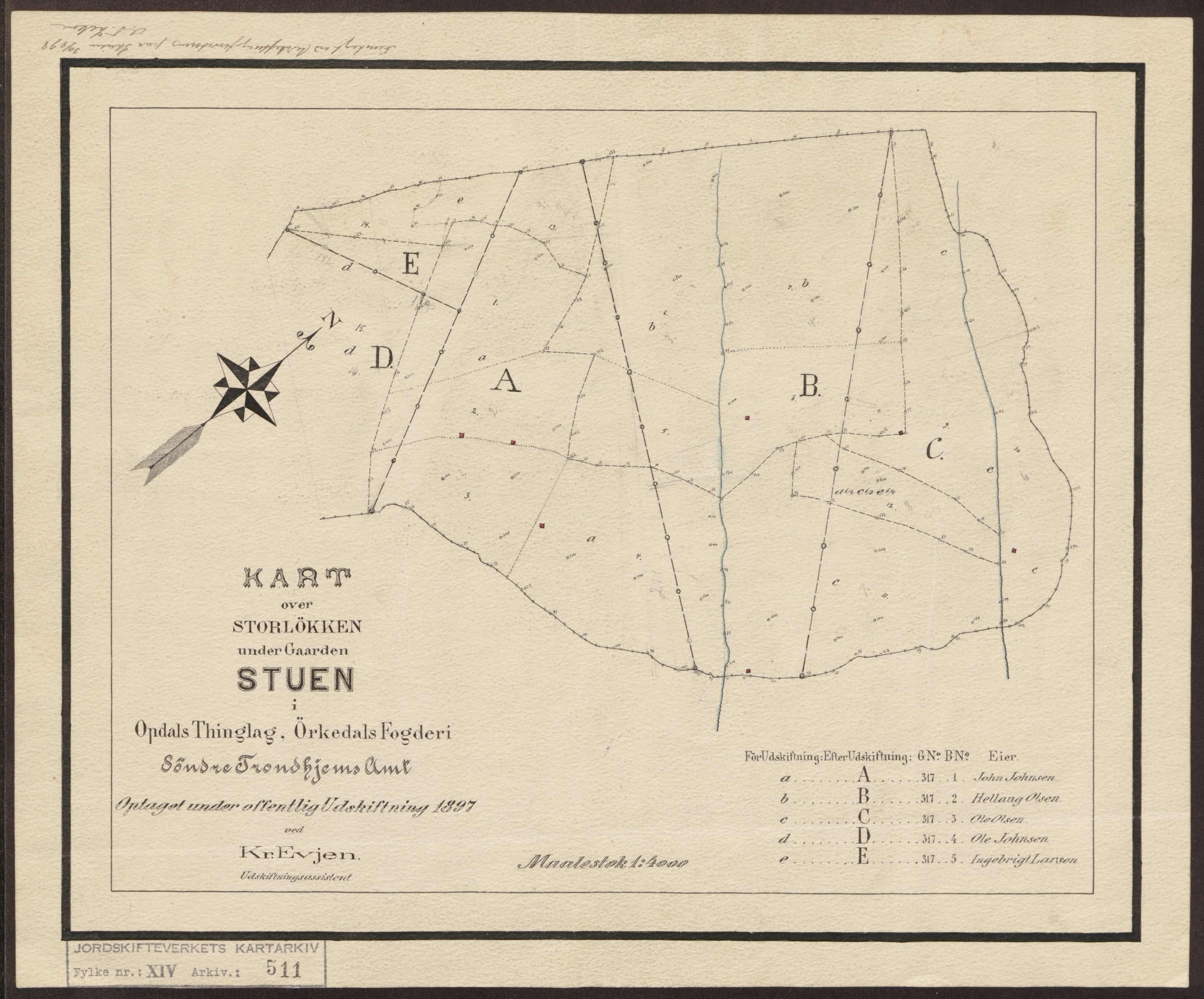 Jordskifteverkets kartarkiv, AV/RA-S-3929/T, 1859-1988, p. 682