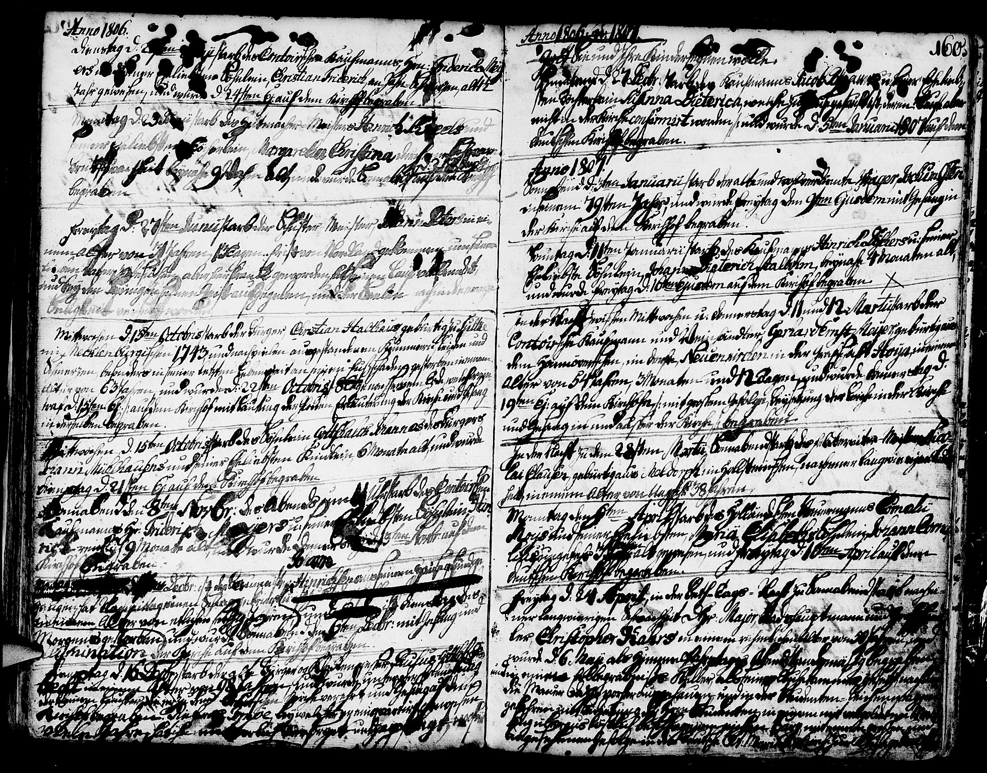 Mariakirken Sokneprestembete, SAB/A-76901/H/Haa/L0003: Parish register (official) no. A 3, 1786-1815, p. 160