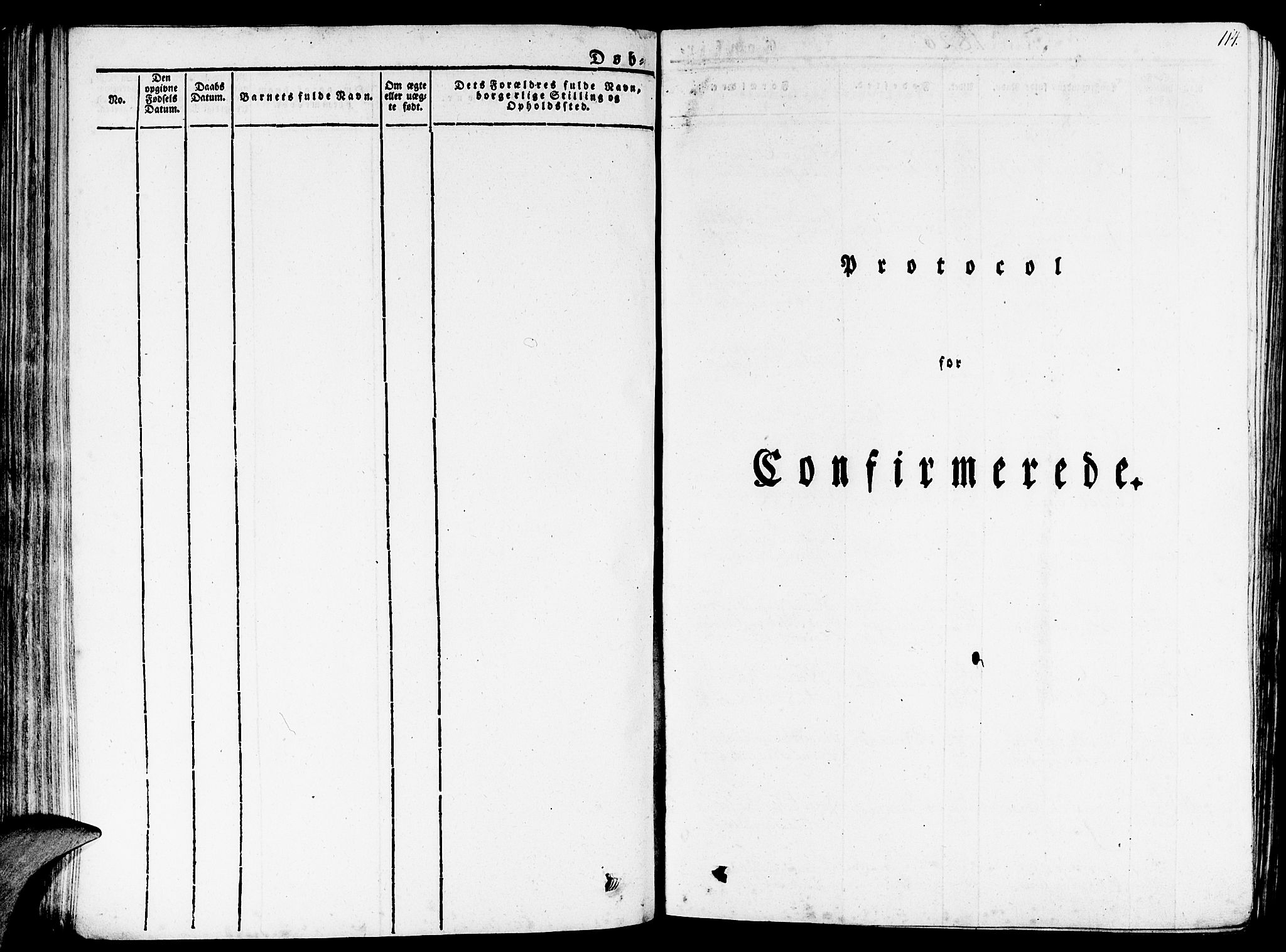Gulen sokneprestembete, SAB/A-80201/H/Haa/Haaa/L0019: Parish register (official) no. A 19, 1826-1836, p. 114