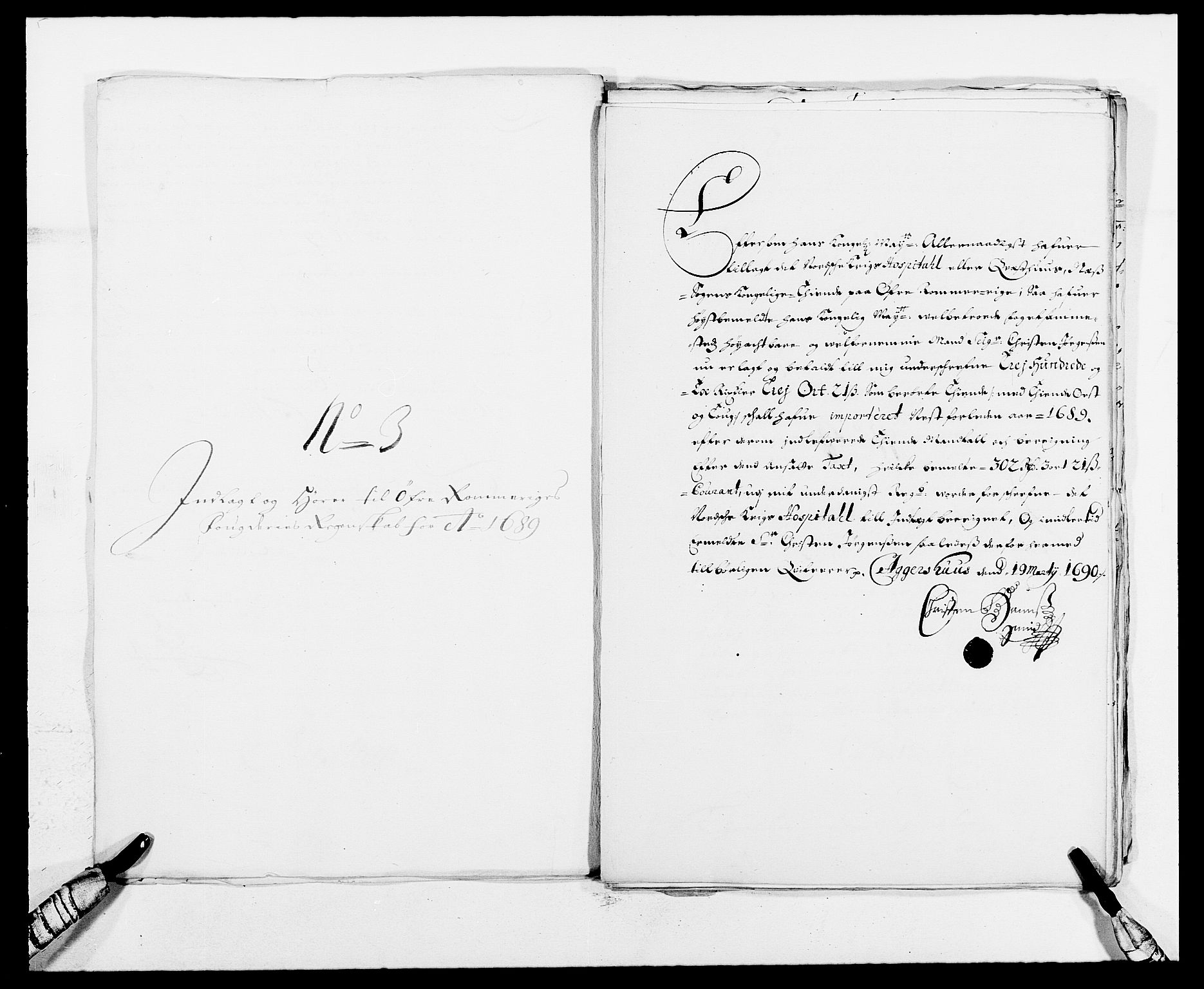 Rentekammeret inntil 1814, Reviderte regnskaper, Fogderegnskap, AV/RA-EA-4092/R12/L0701: Fogderegnskap Øvre Romerike, 1689, p. 251