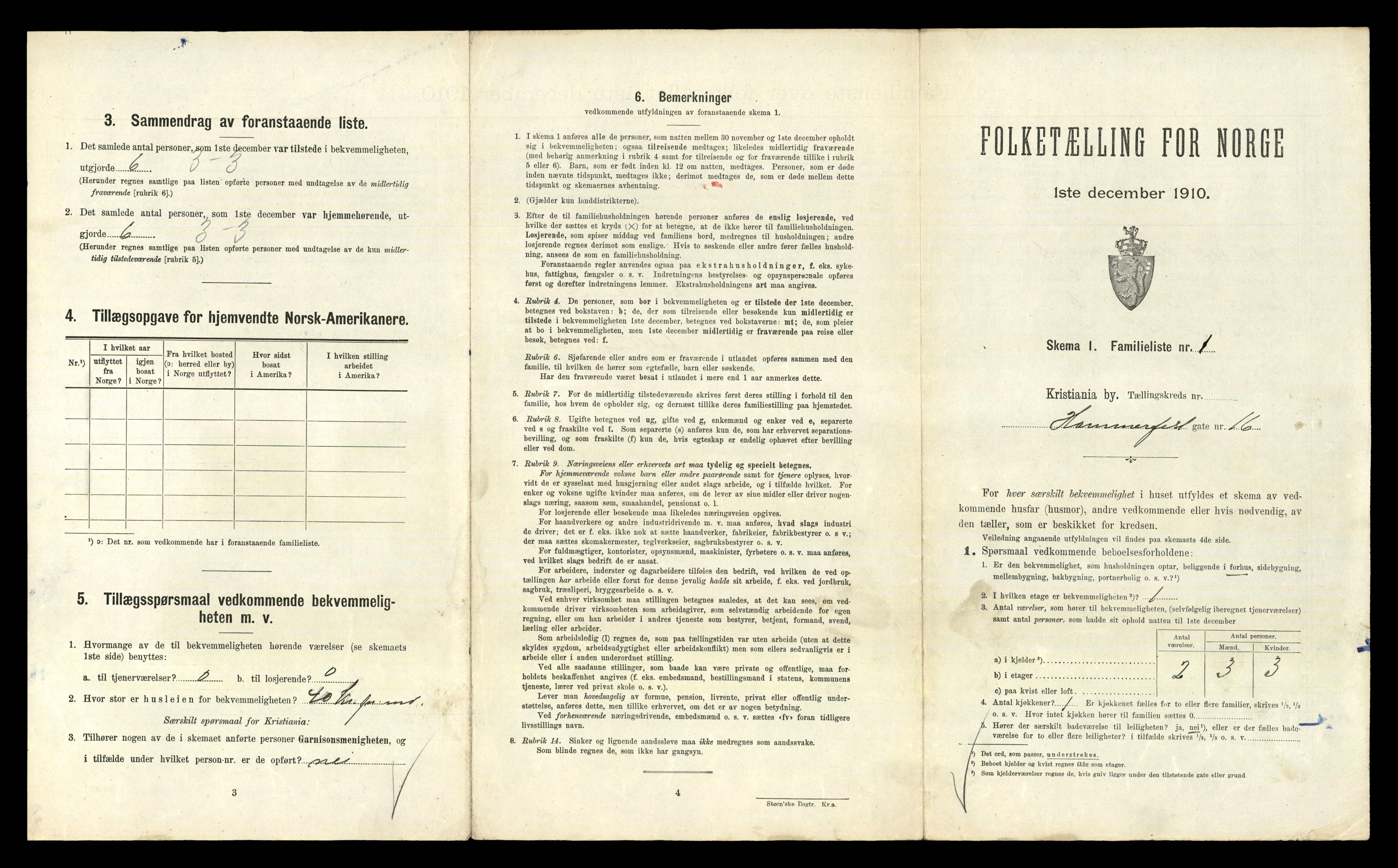 RA, 1910 census for Kristiania, 1910, p. 33289