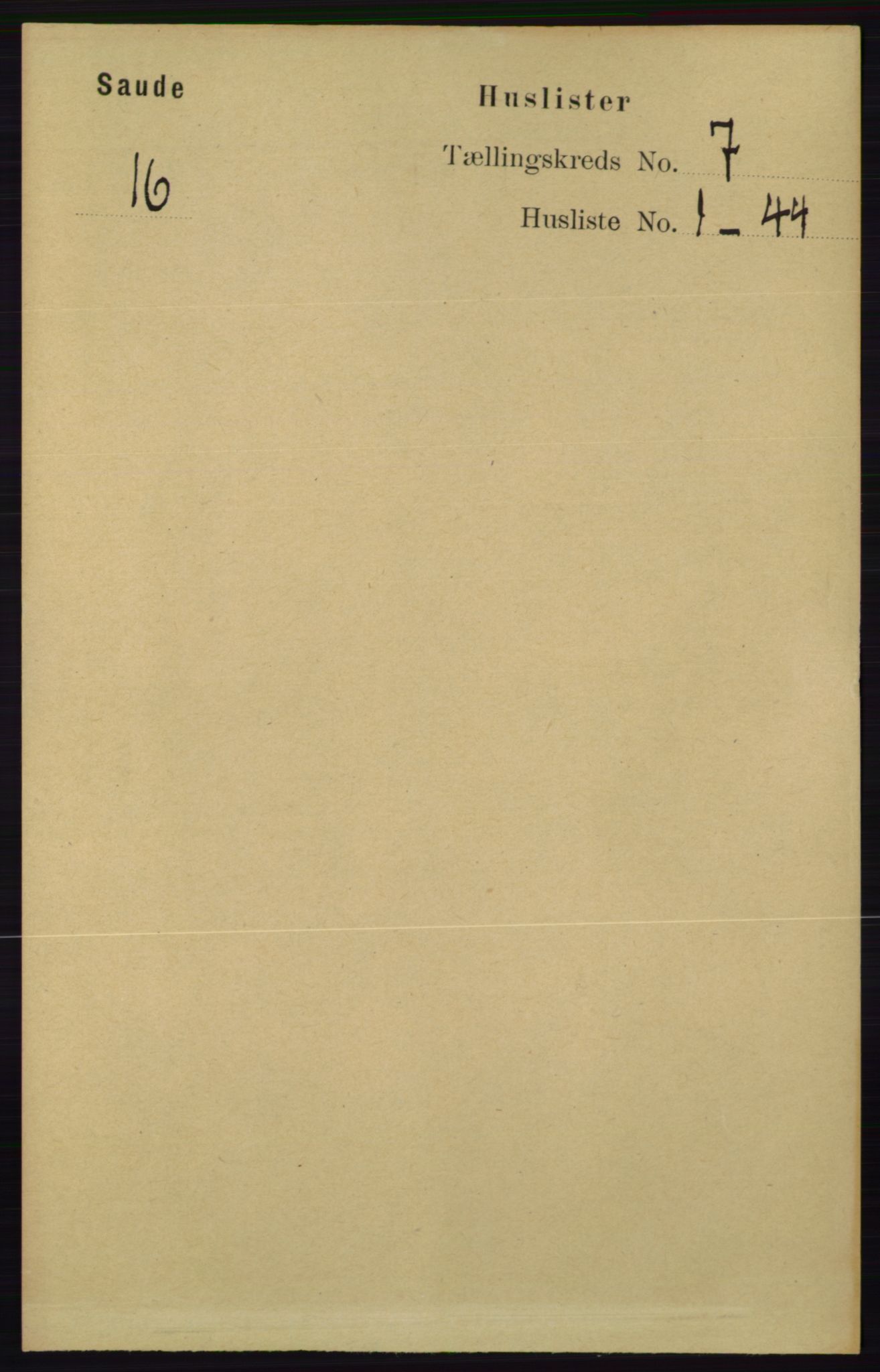 RA, 1891 census for 0822 Sauherad, 1891, p. 1983