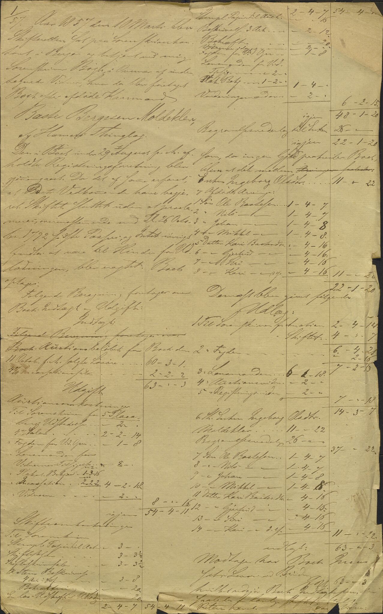 Nordhordland sorenskrivar, AV/SAB-A-2901/1/H/Hd/Hdb/L0003: Konsept til utlodningar, 1855-1860, p. 595