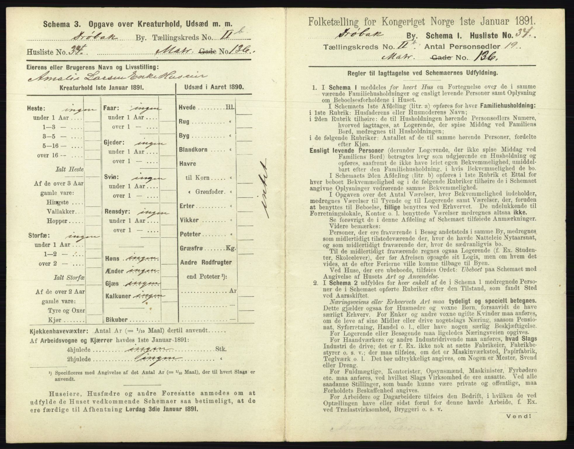 RA, 1891 census for 0203 Drøbak, 1891, p. 125