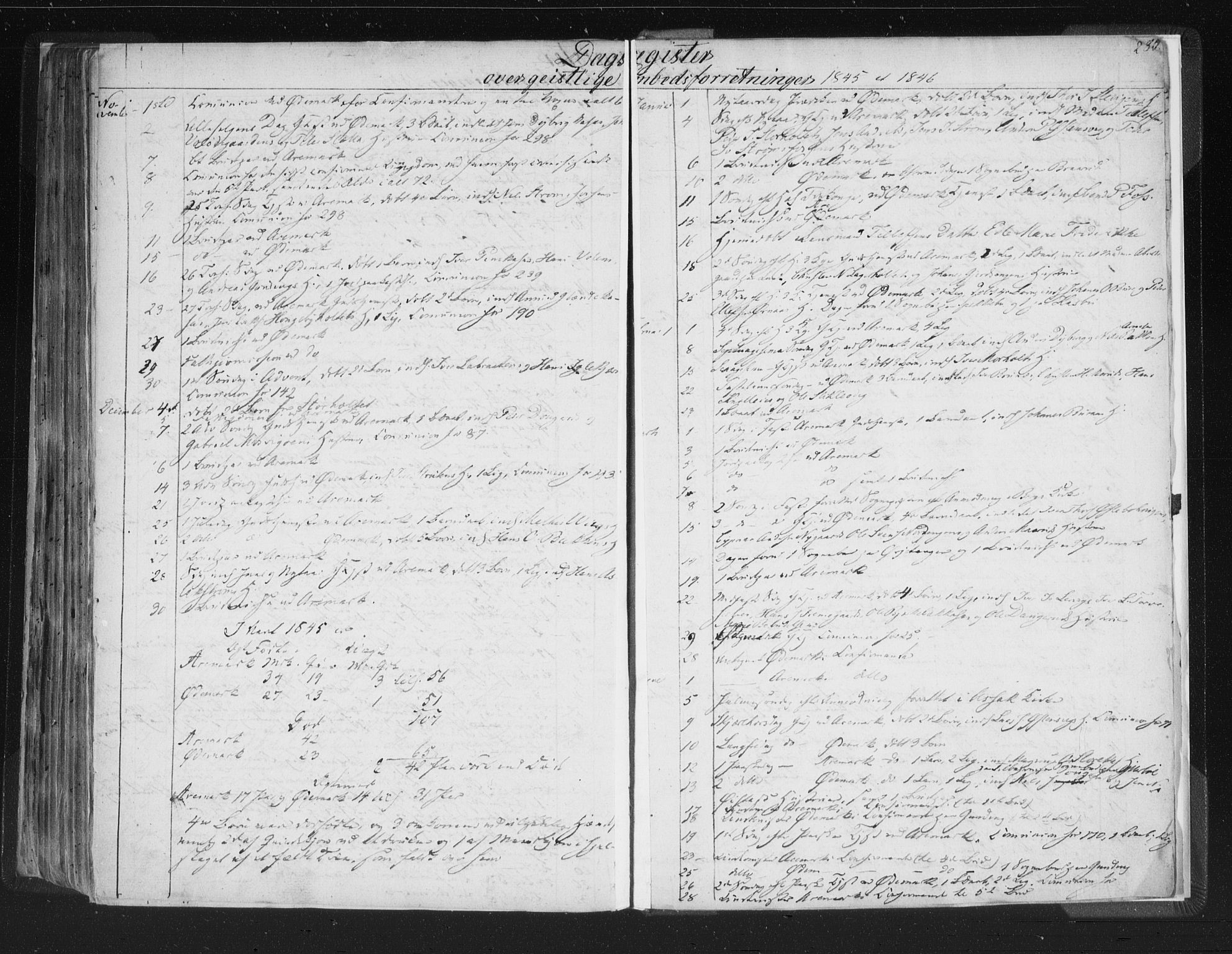 Aremark prestekontor Kirkebøker, SAO/A-10899/F/Fc/L0002: Parish register (official) no. III 2, 1834-1849, p. 280