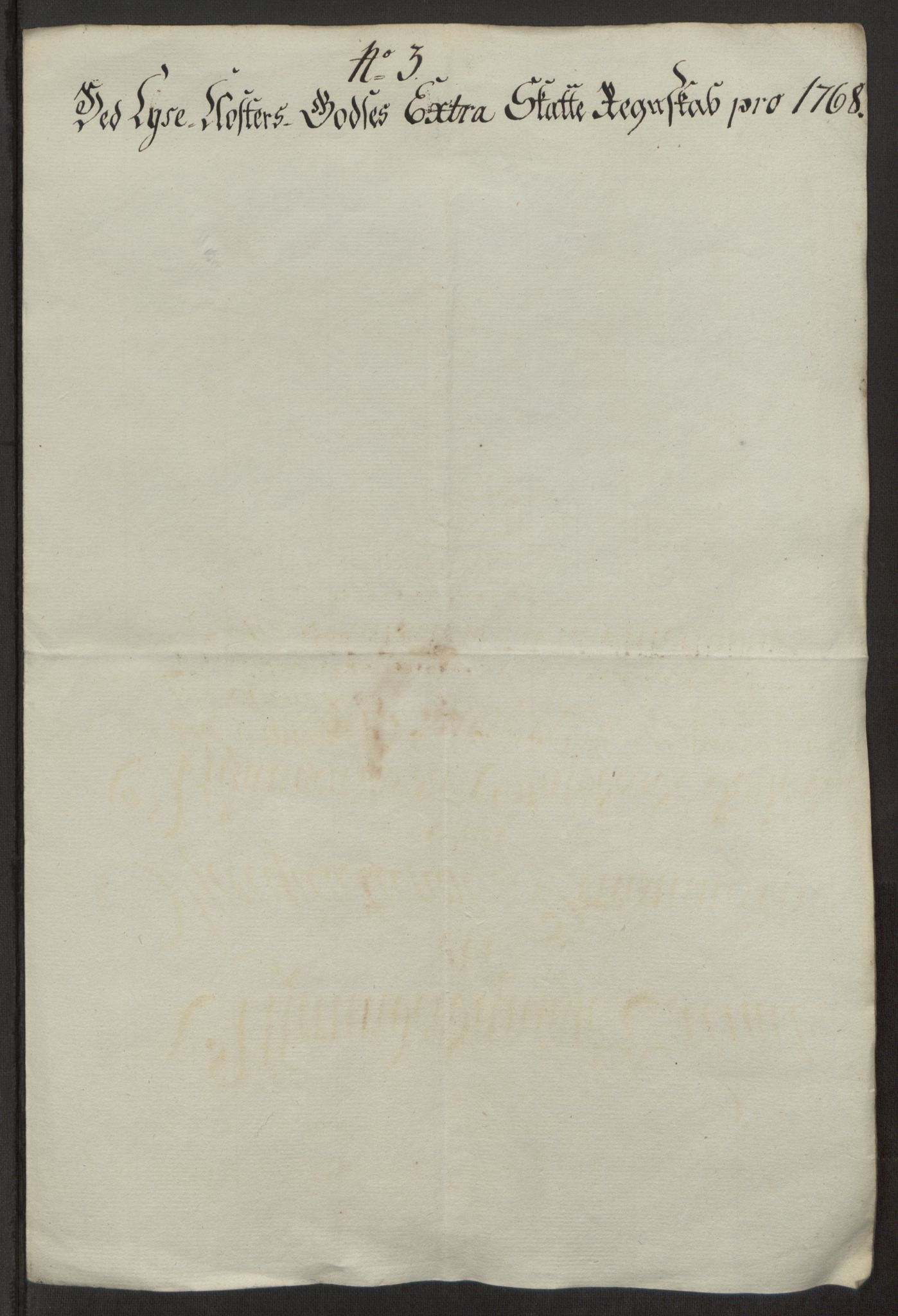 Rentekammeret inntil 1814, Reviderte regnskaper, Fogderegnskap, RA/EA-4092/R50/L3180: Ekstraskatten Lyse kloster, 1762-1783, p. 201