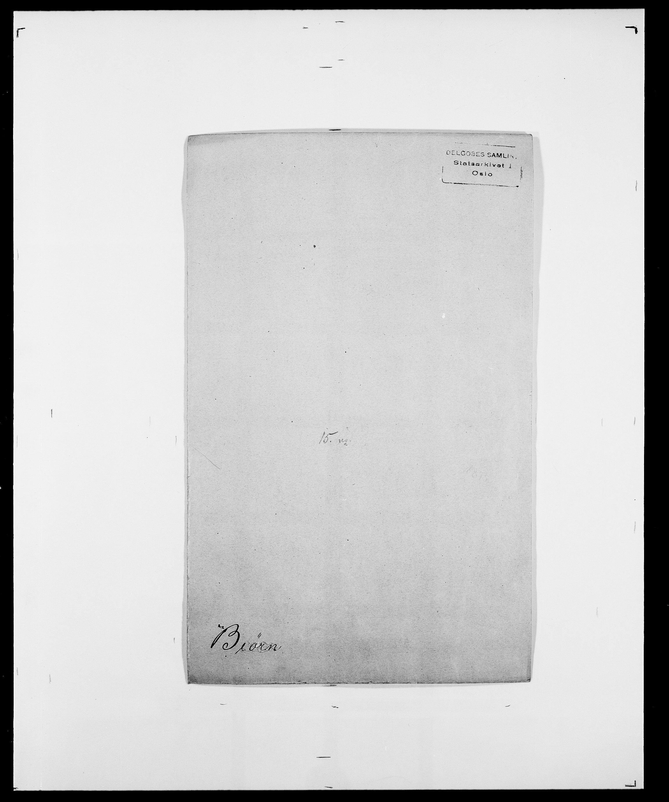 Delgobe, Charles Antoine - samling, SAO/PAO-0038/D/Da/L0004: Bergendahl - Blære, p. 389