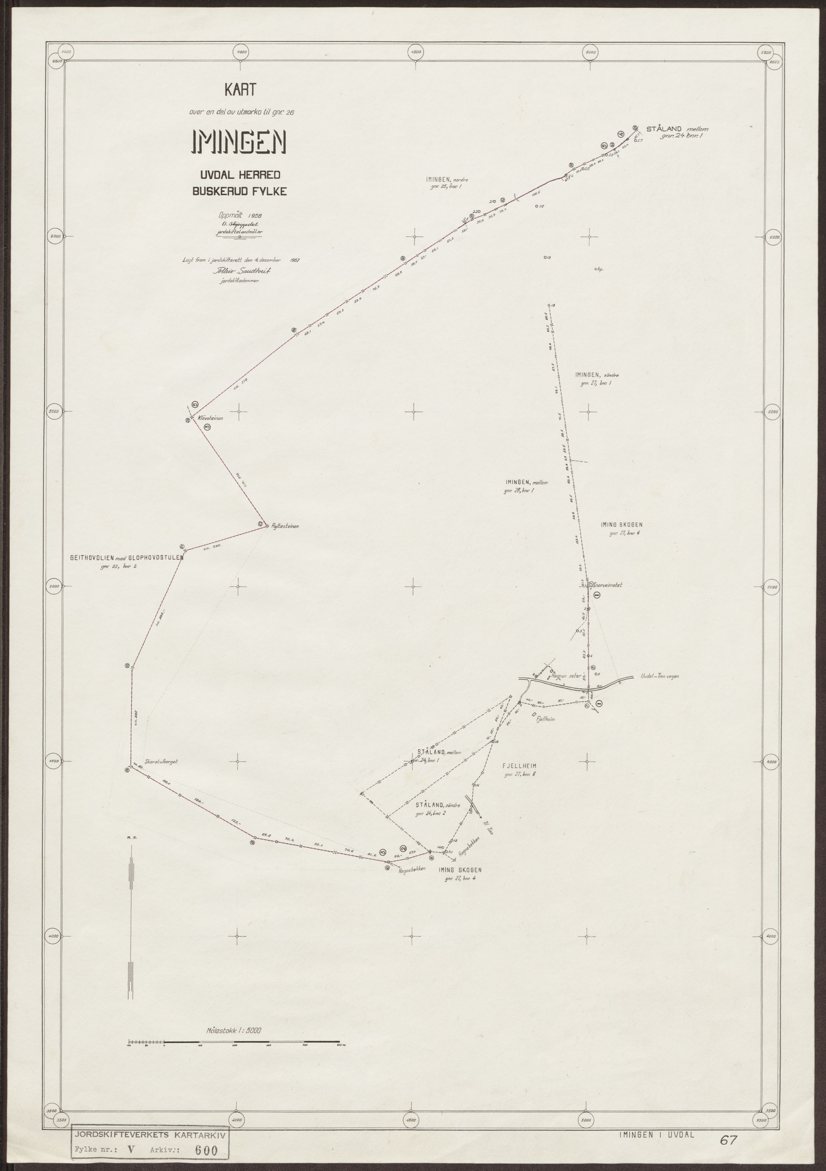 Jordskifteverkets kartarkiv, RA/S-3929/T, 1859-1988, p. 814