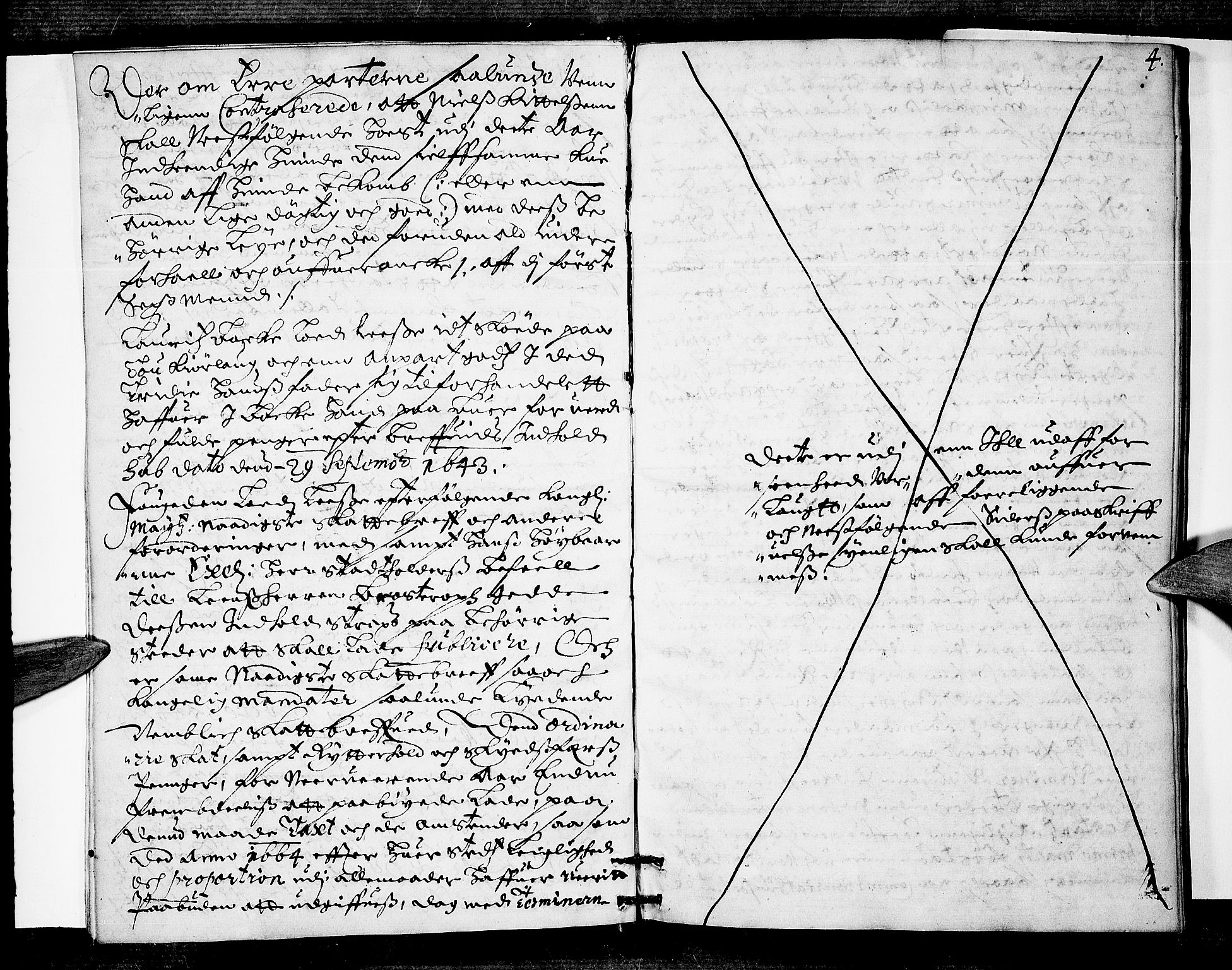 Numedal og Sandsvær sorenskriveri, AV/SAKO-A-128/F/Fa/Faa/L0002: Tingbok, 1667, p. 3b-4a
