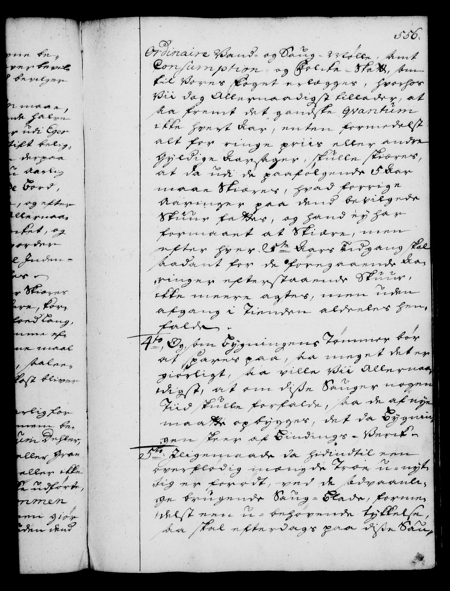 Rentekammeret, Kammerkanselliet, RA/EA-3111/G/Gg/Gga/L0004: Norsk ekspedisjonsprotokoll med register (merket RK 53.4), 1734-1741, p. 556