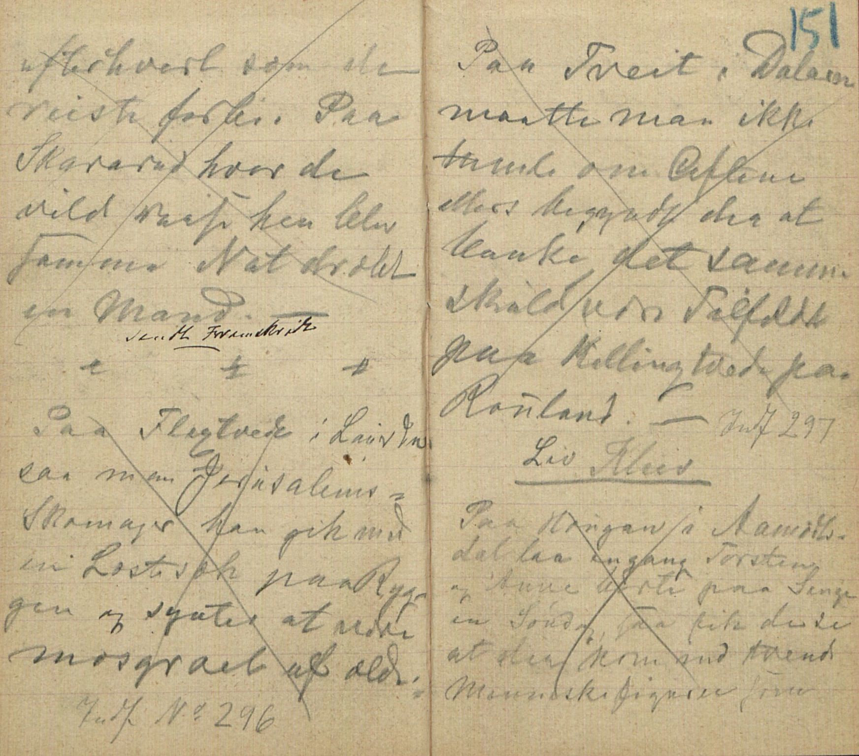 Rikard Berge, TEMU/TGM-A-1003/F/L0016/0012: 529-550 / 540 Oppskrifter av Halvor N. Tvedten, Fyresdal, Drangedal og Seljord. , 1890-1892, p. 150-151