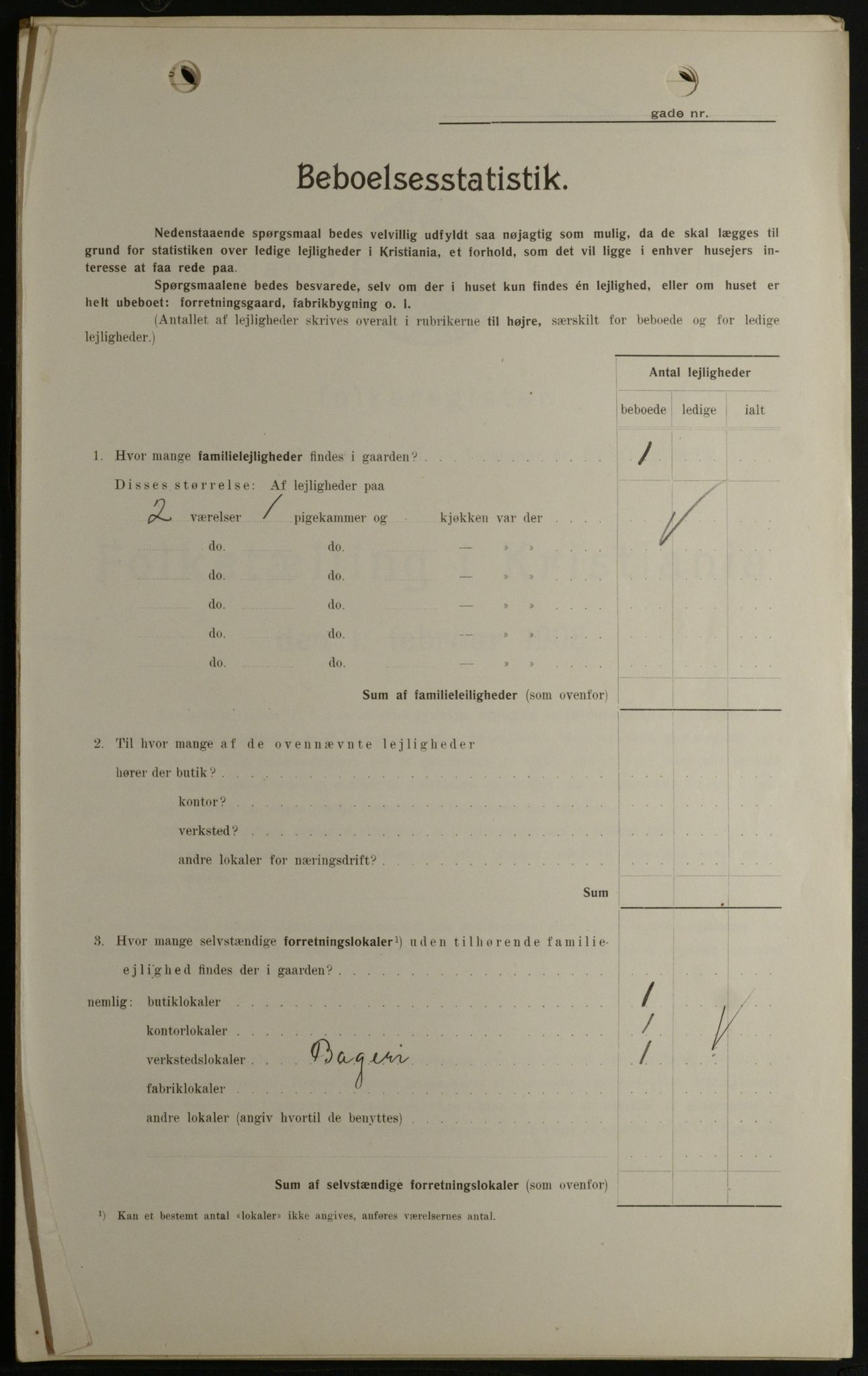 OBA, Municipal Census 1908 for Kristiania, 1908, p. 96486