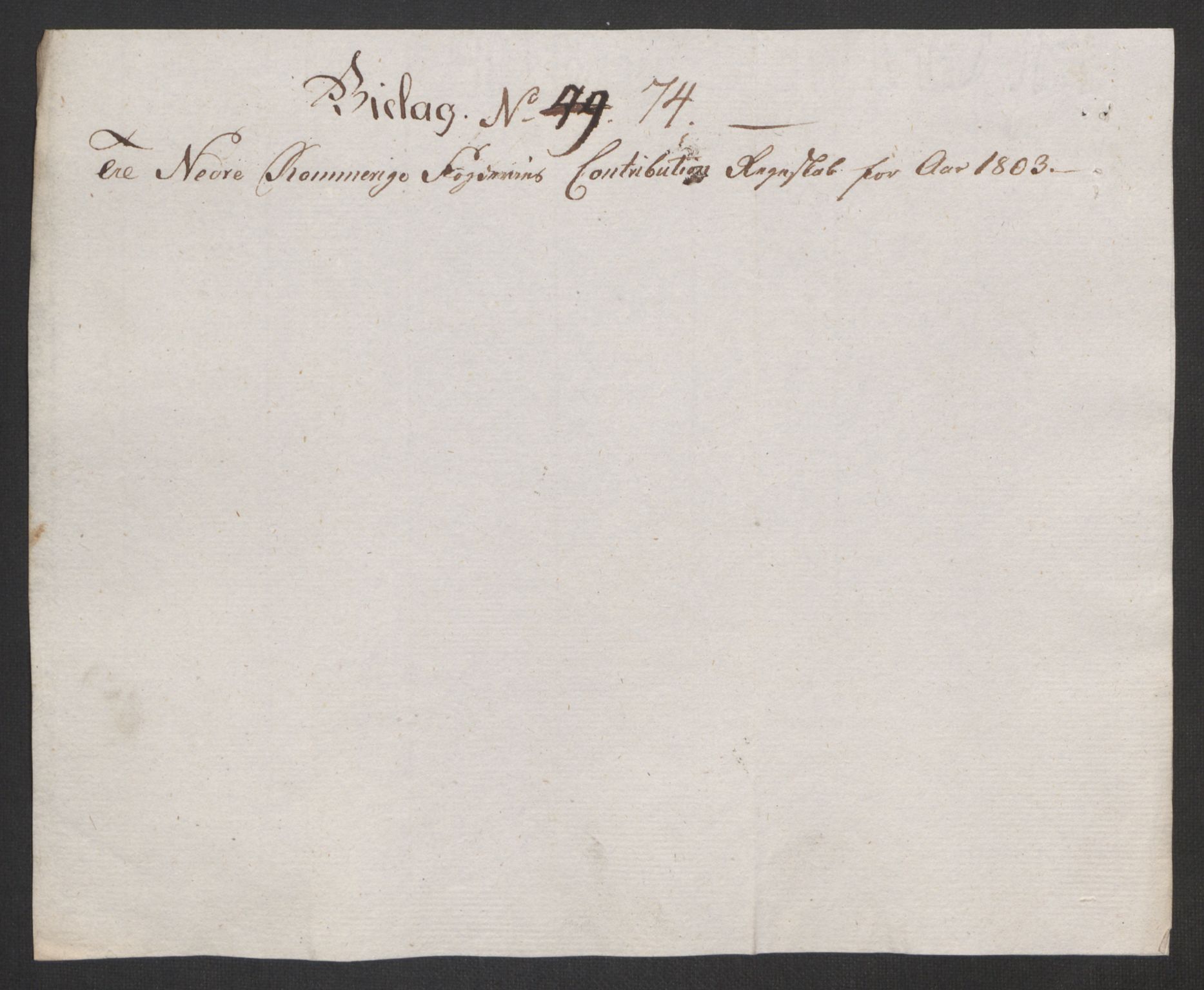 Rentekammeret inntil 1814, Reviderte regnskaper, Fogderegnskap, AV/RA-EA-4092/R11/L0679: Fogderegnskap Nedre Romerike, 1803, p. 214