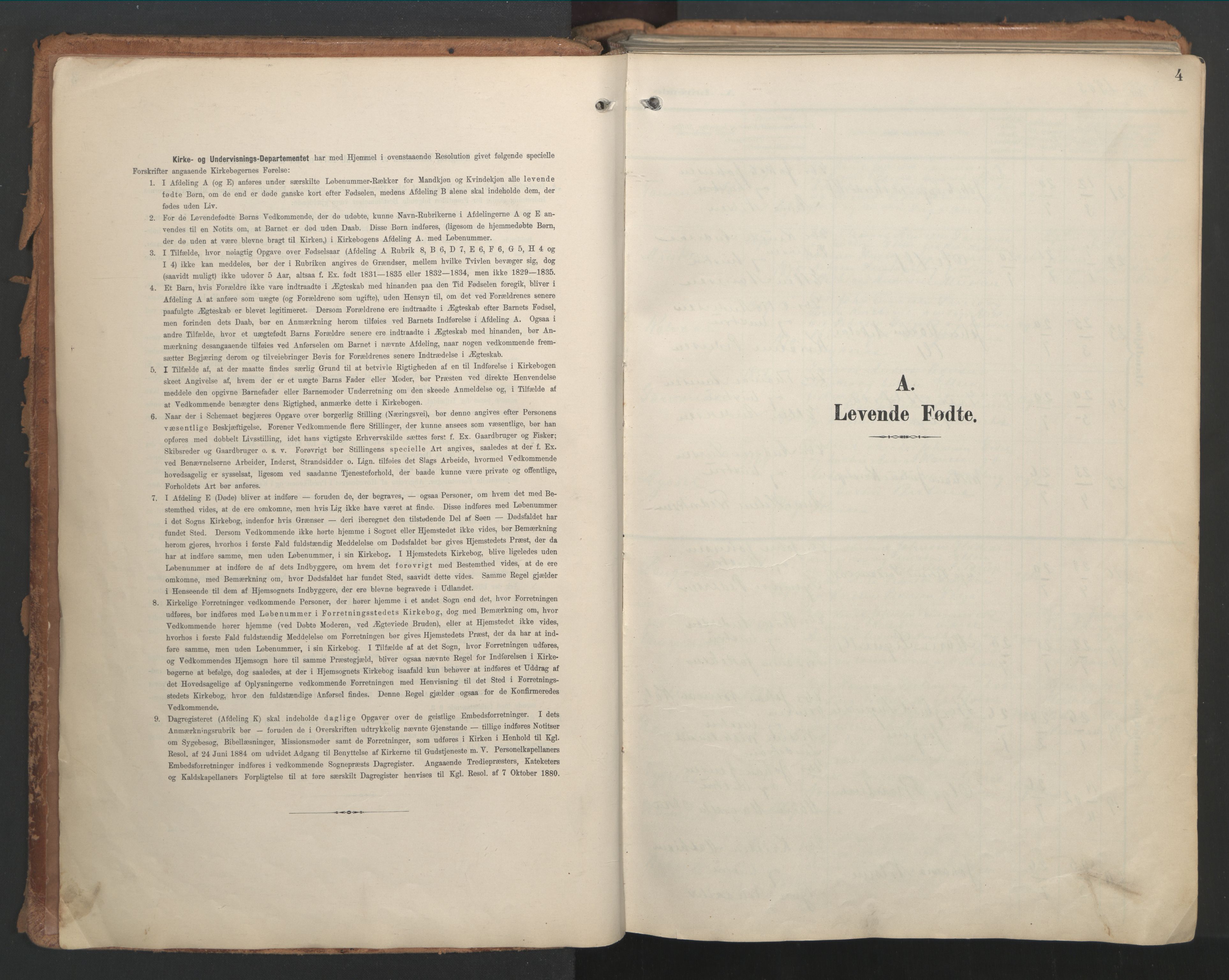 Ministerialprotokoller, klokkerbøker og fødselsregistre - Nordland, SAT/A-1459/861/L0871: Parish register (official) no. 861A06, 1903-1916, p. 4
