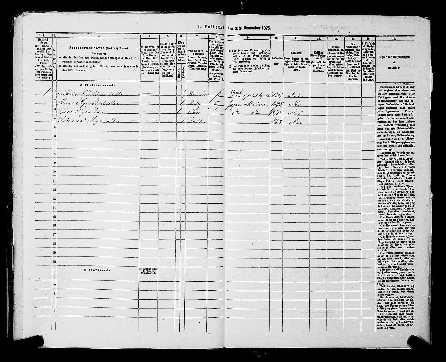 RA, 1875 census for 0236P Nes, 1875, p. 1492