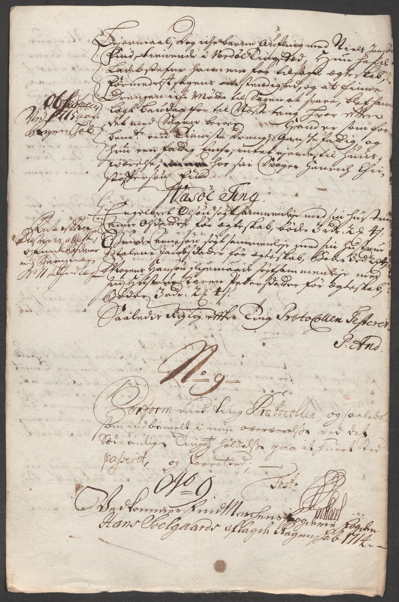 Rentekammeret inntil 1814, Reviderte regnskaper, Fogderegnskap, AV/RA-EA-4092/R69/L4856: Fogderegnskap Finnmark/Vardøhus, 1713-1715, p. 286