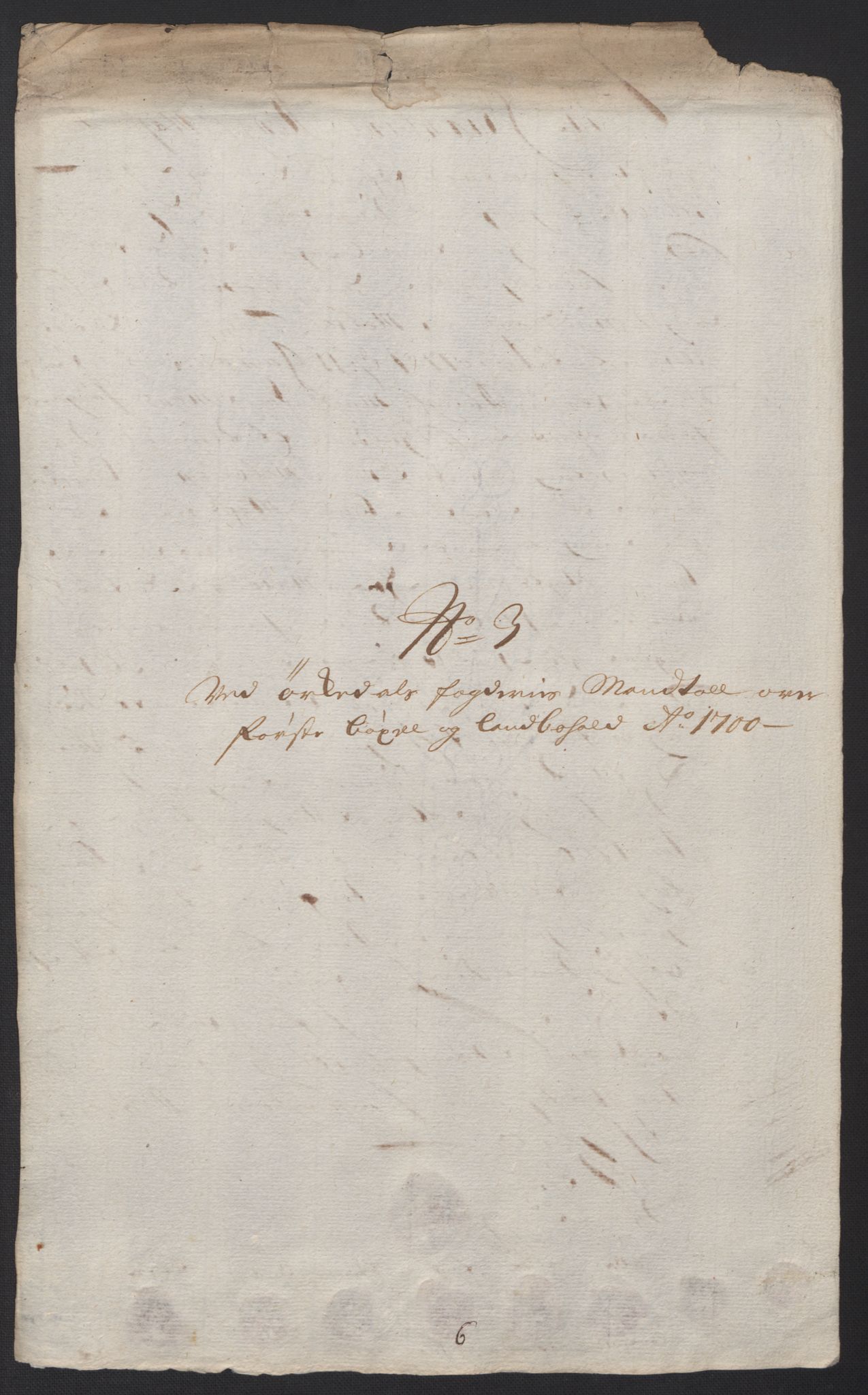 Rentekammeret inntil 1814, Reviderte regnskaper, Fogderegnskap, AV/RA-EA-4092/R60/L3950: Fogderegnskap Orkdal og Gauldal, 1700, p. 156