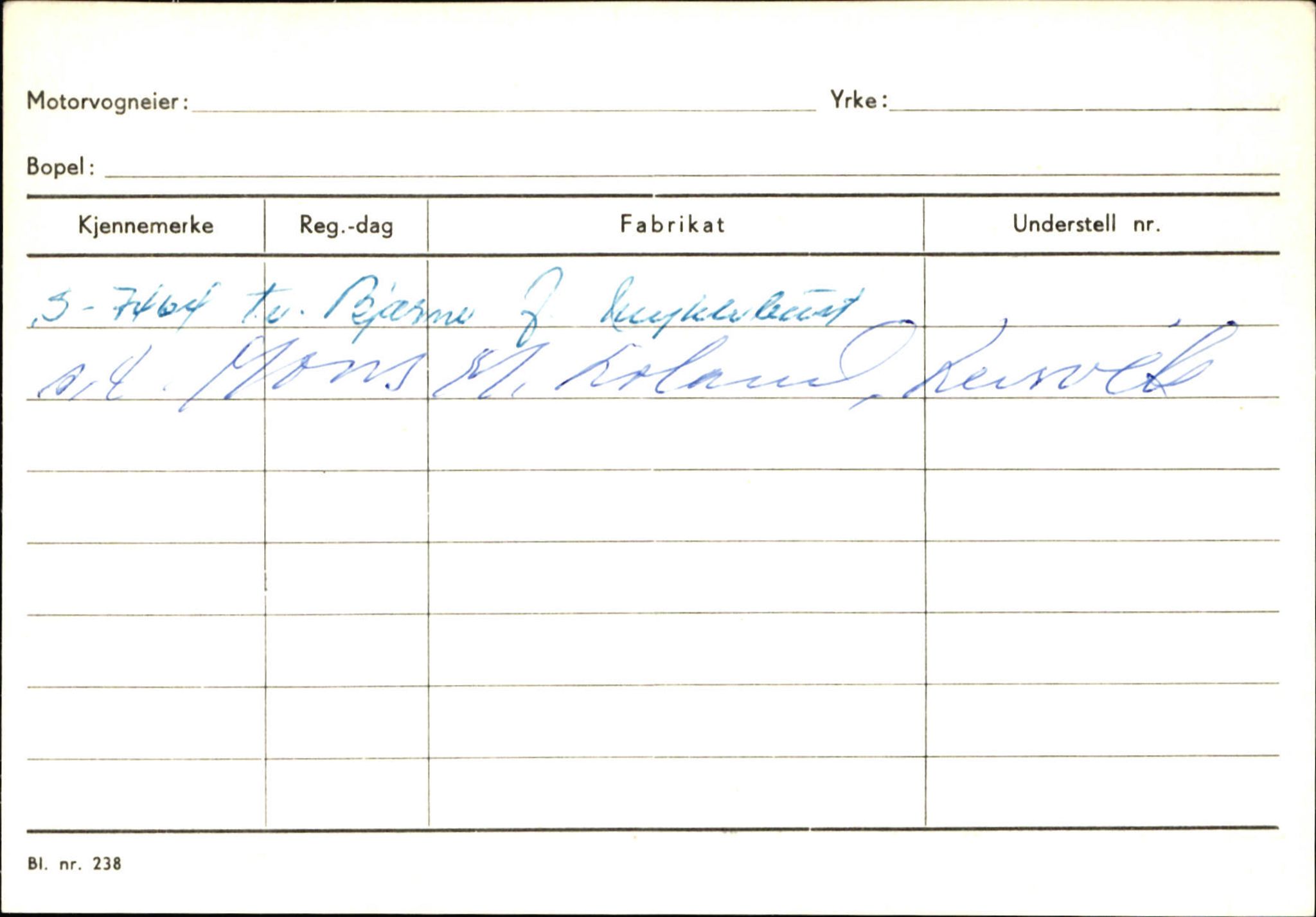 Statens vegvesen, Sogn og Fjordane vegkontor, AV/SAB-A-5301/4/F/L0125: Eigarregister Sogndal V-Å. Aurland A-Å. Fjaler A-N, 1945-1975, p. 2036