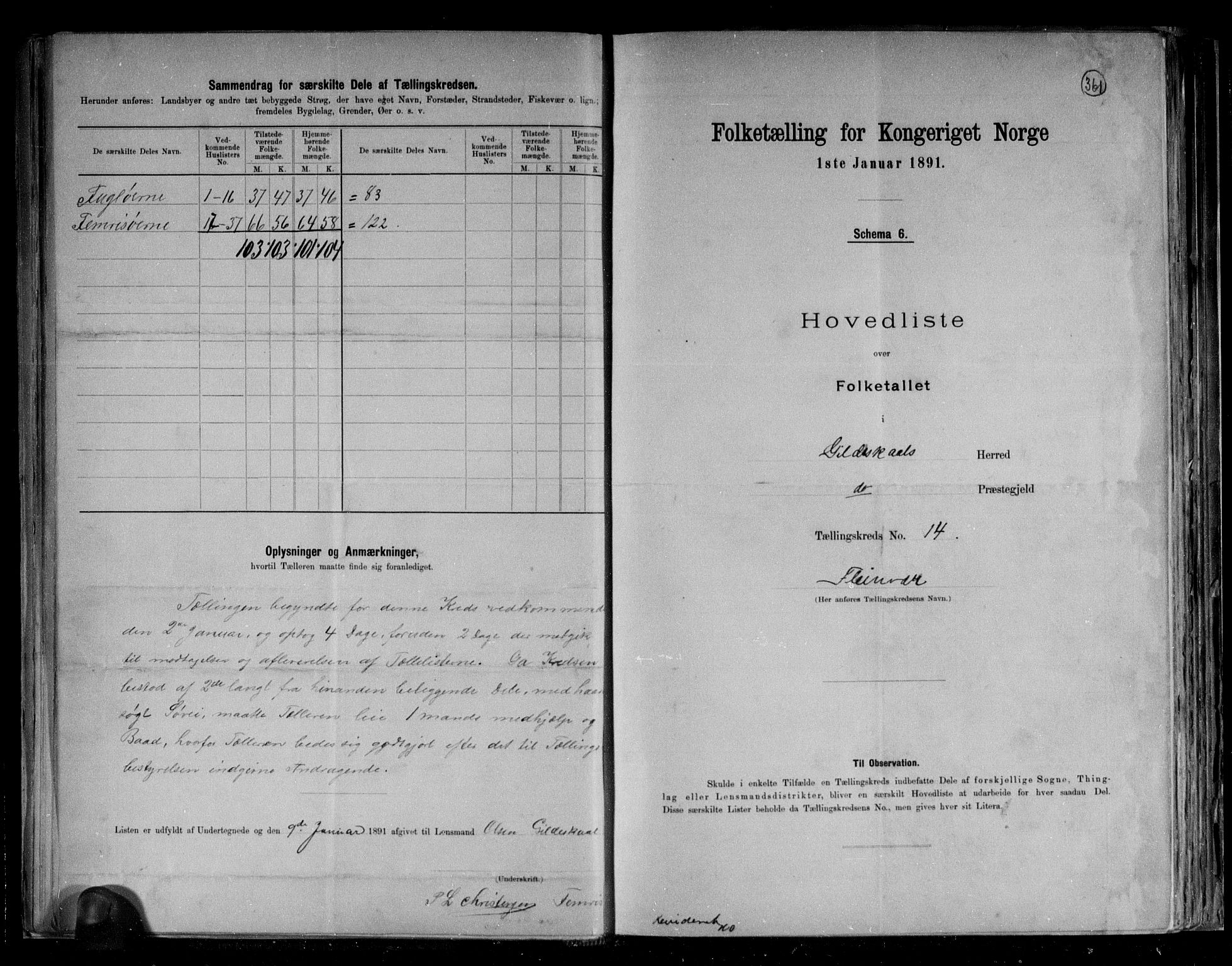 RA, 1891 census for 1838 Gildeskål, 1891, p. 32