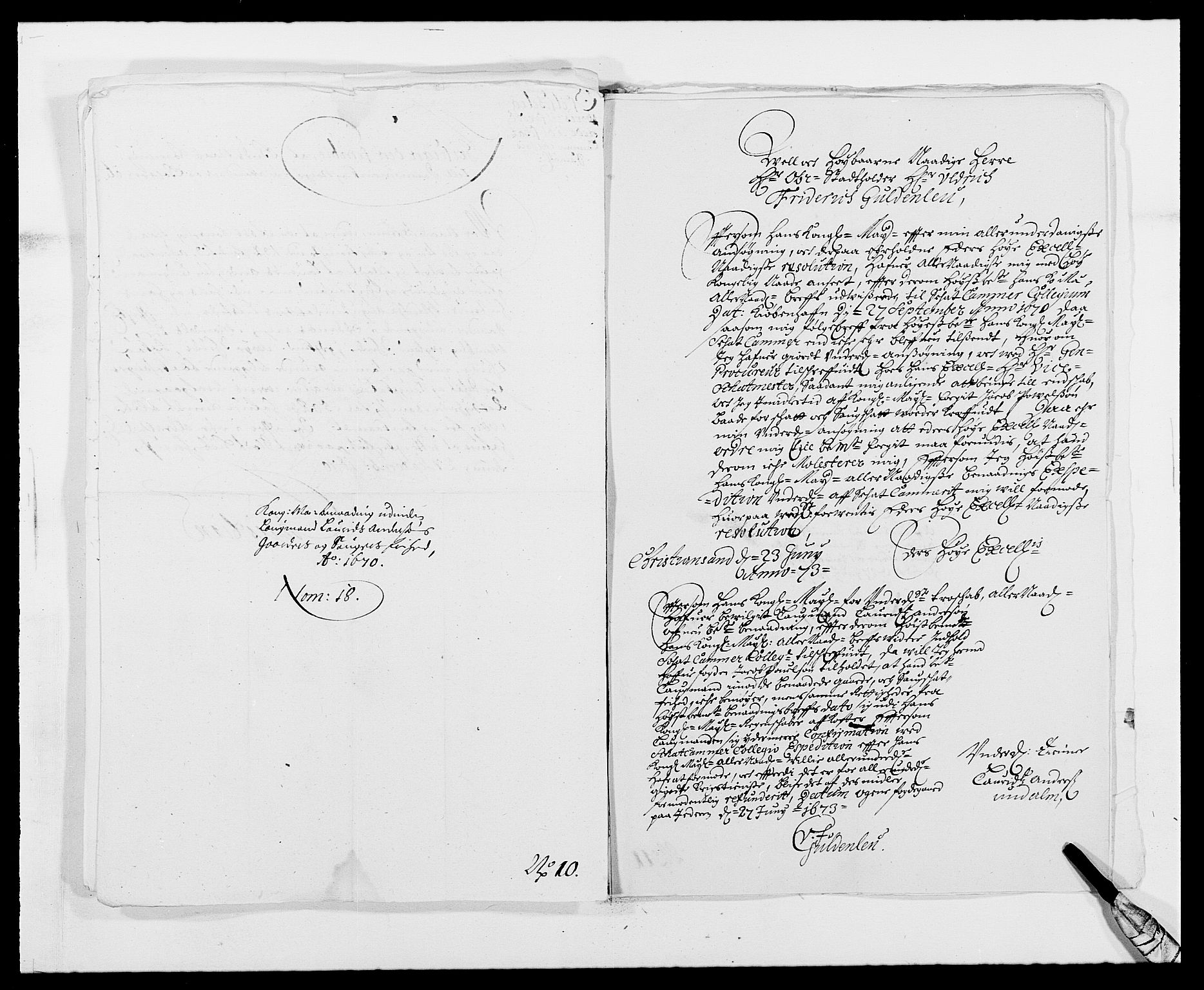 Rentekammeret inntil 1814, Reviderte regnskaper, Fogderegnskap, AV/RA-EA-4092/R42/L2539: Mandal fogderi, 1671-1675, p. 231