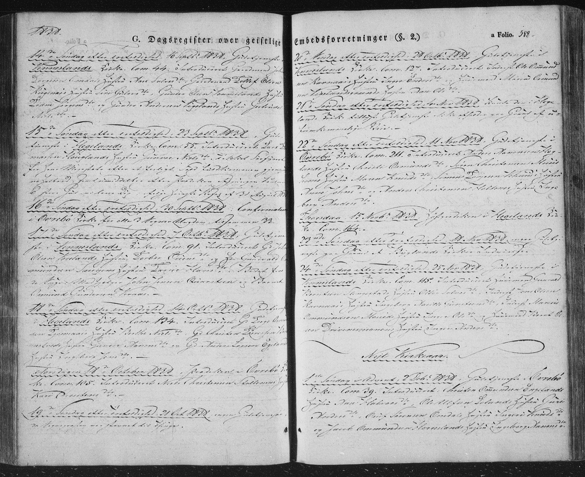 Vennesla sokneprestkontor, SAK/1111-0045/Fa/Fac/L0004: Parish register (official) no. A 4, 1834-1855, p. 588