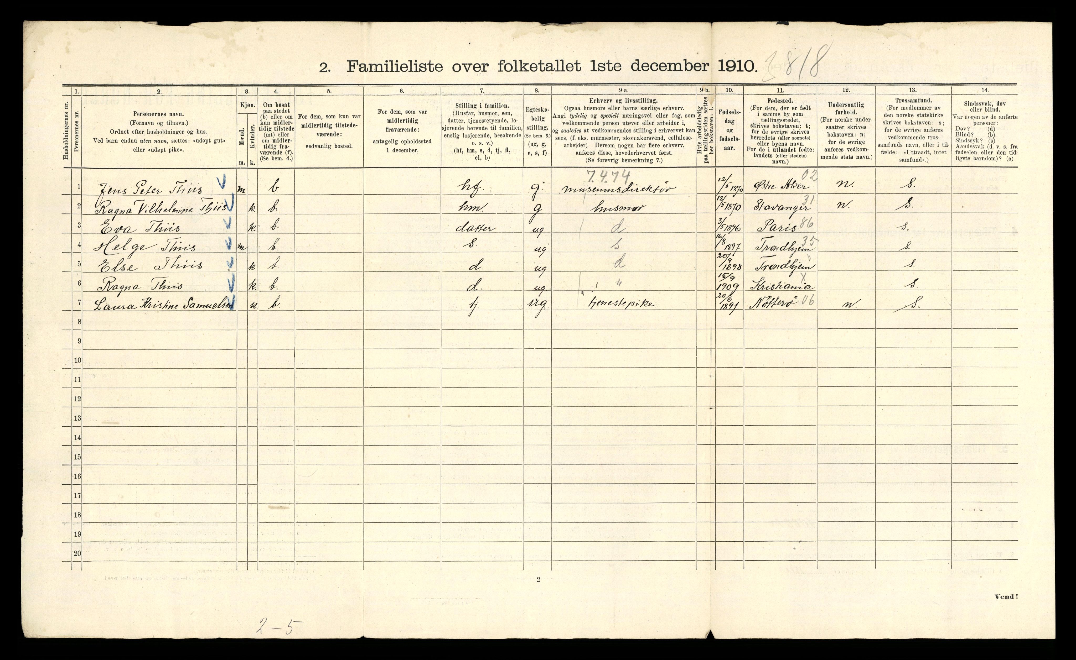 RA, 1910 census for Kristiania, 1910, p. 73968