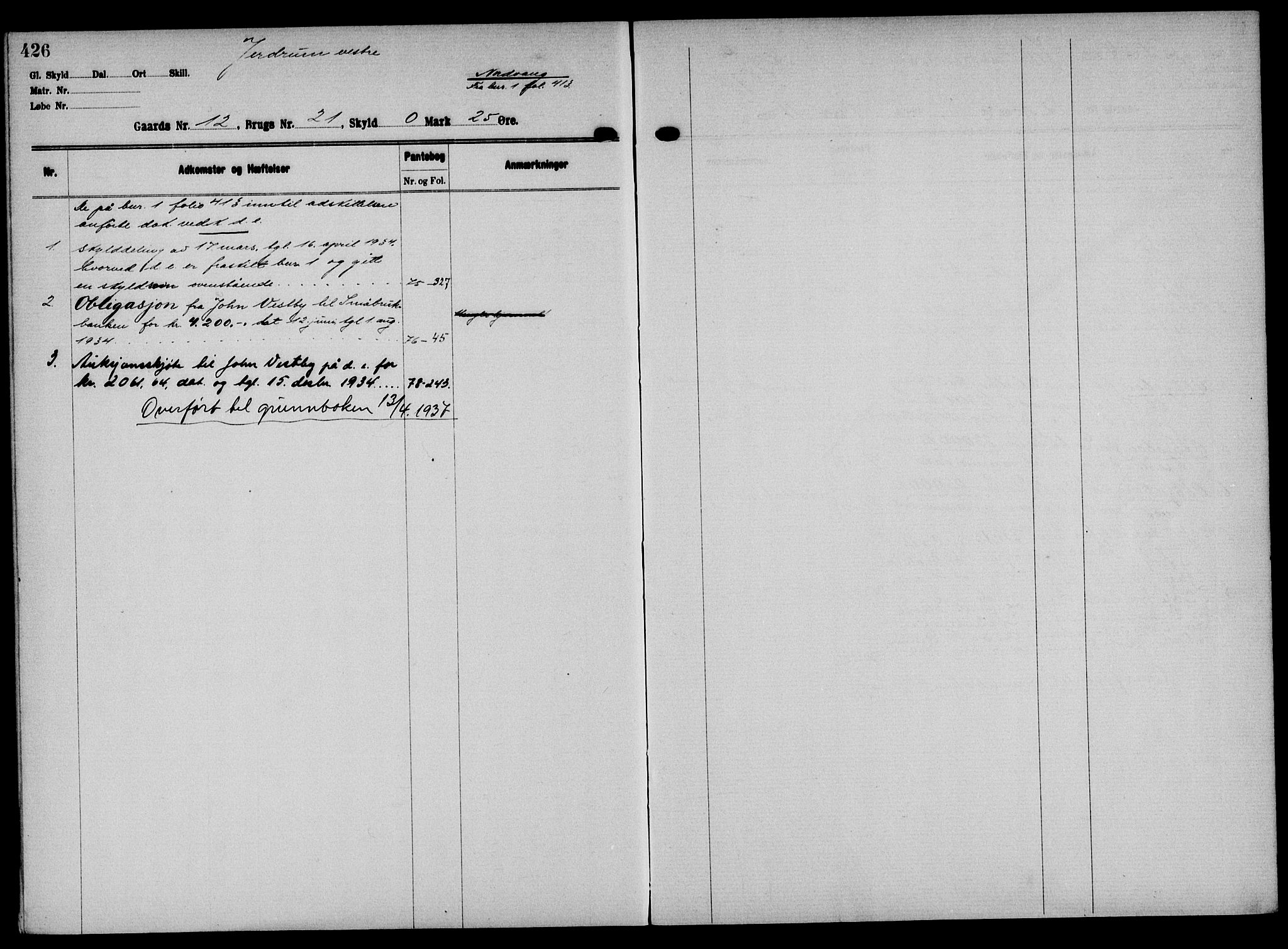 Solør tingrett, AV/SAH-TING-008/H/Ha/Hak/L0001: Mortgage register no. I, 1900-1935, p. 426